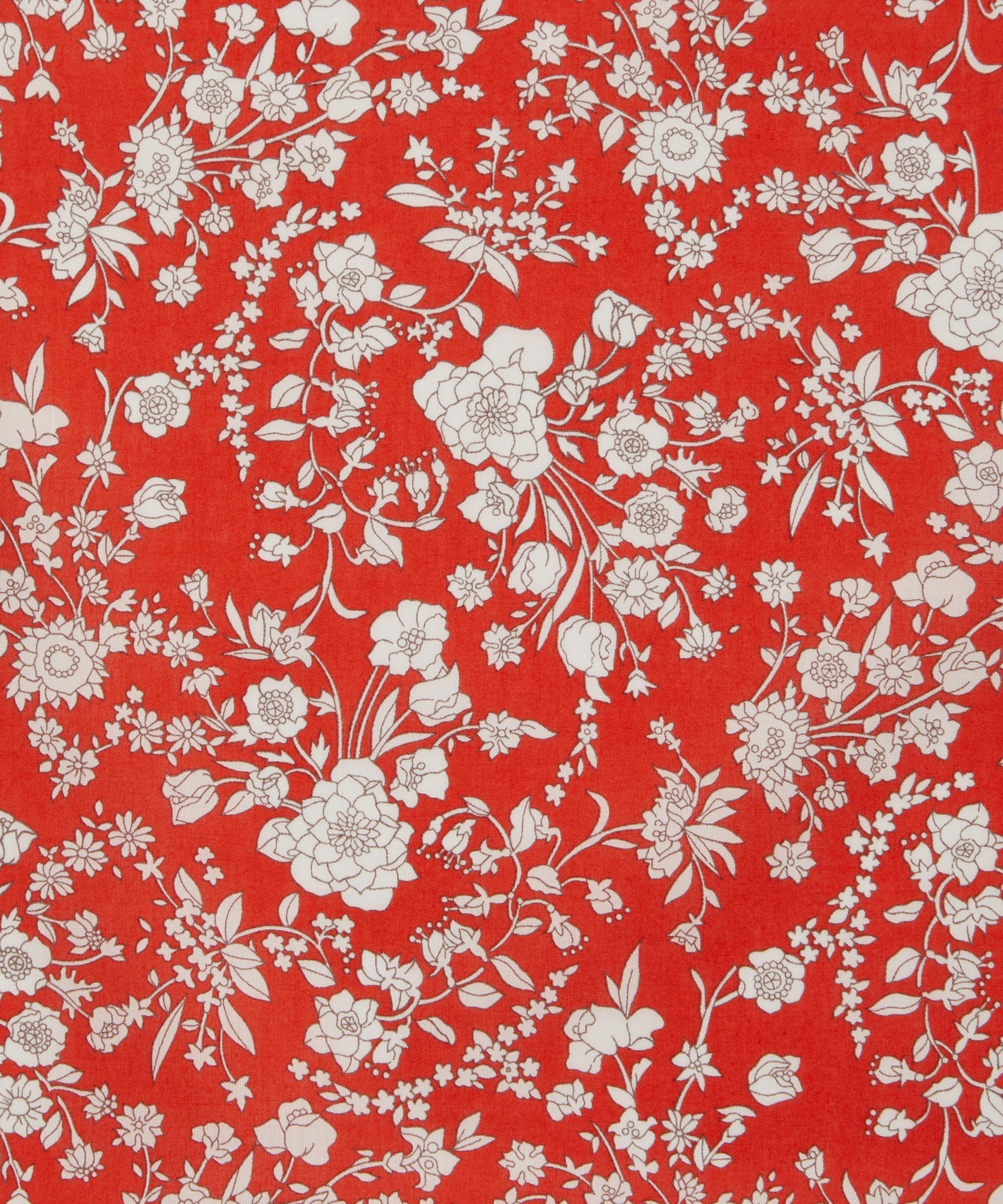 Summer Blooms Tana Lawn™ Cotton Fabric - Red - Liberty