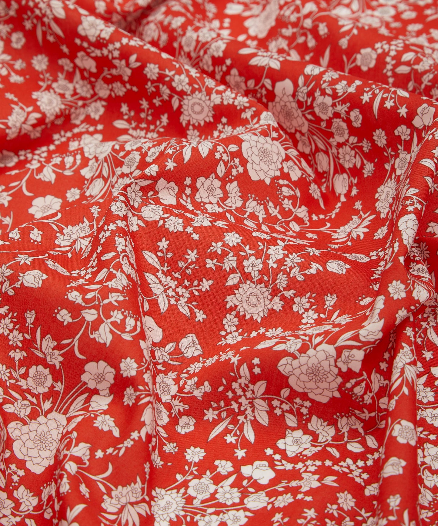 Summer Blooms Tana Lawn™ Cotton Fabric - Red - Liberty