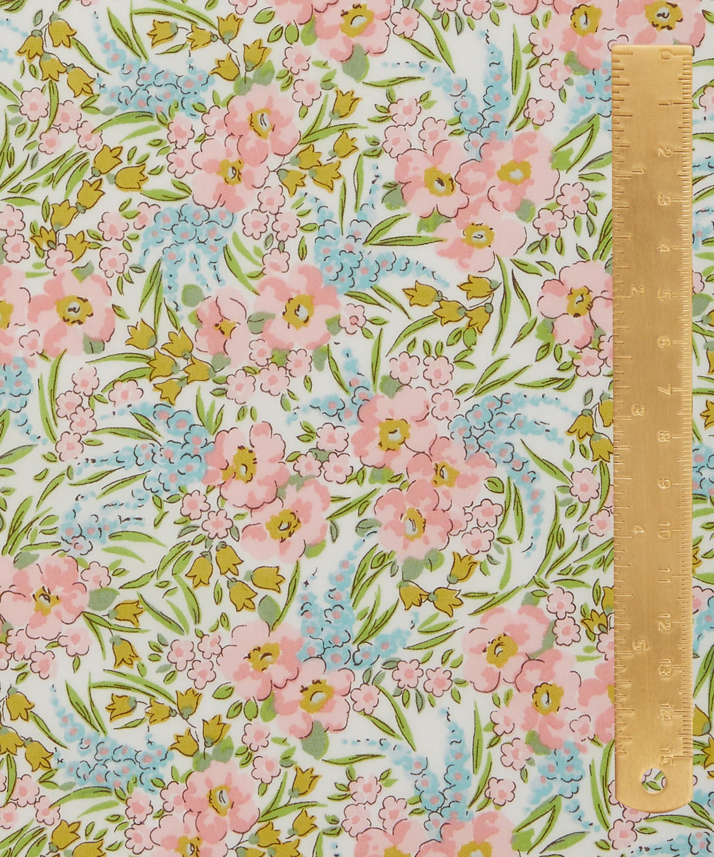 Swirling Petals Tana Lawn™ Cotton Fabric - Green - Liberty