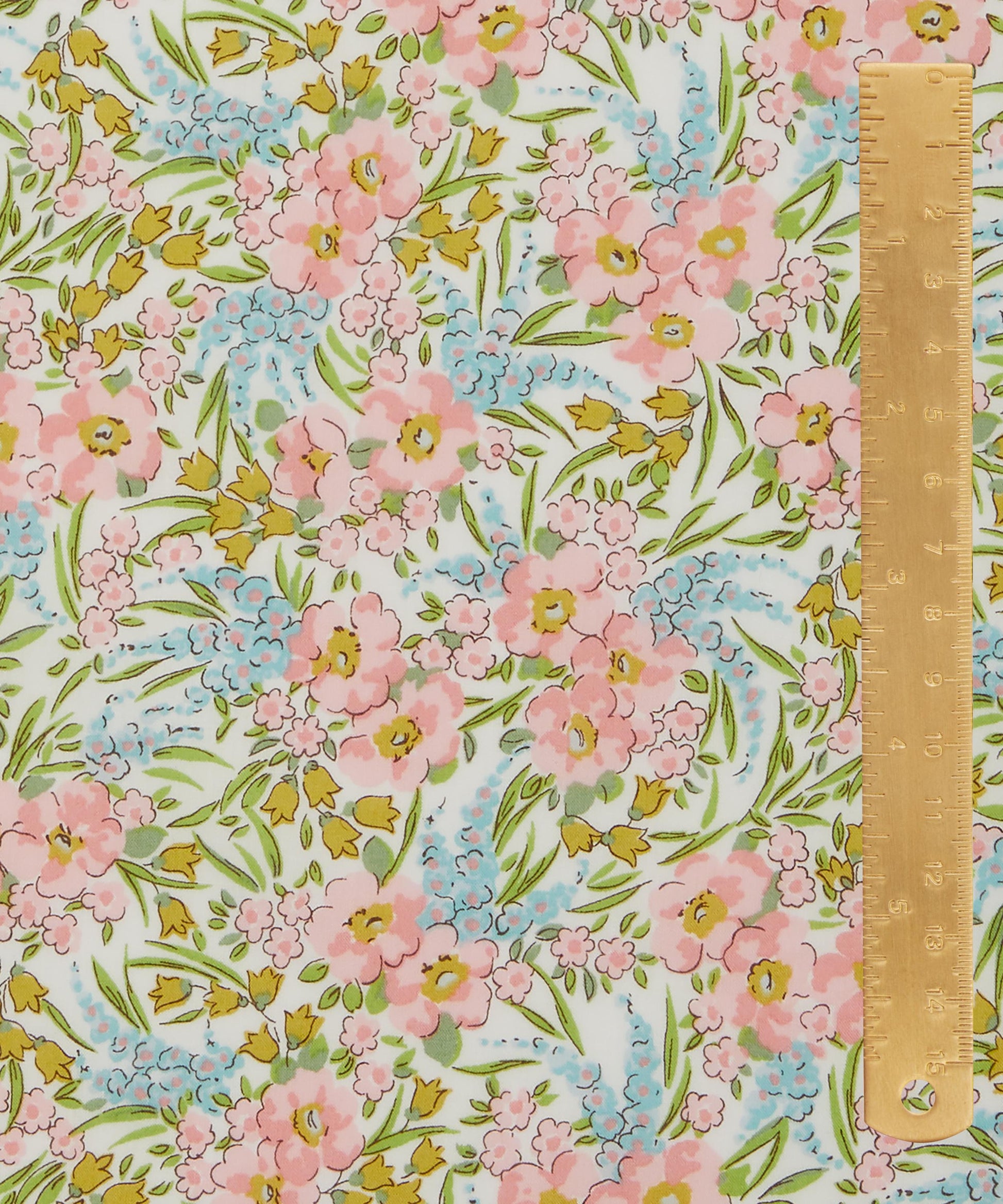 Swirling Petals Tana Lawn™ Cotton Fabric - Green - Liberty
