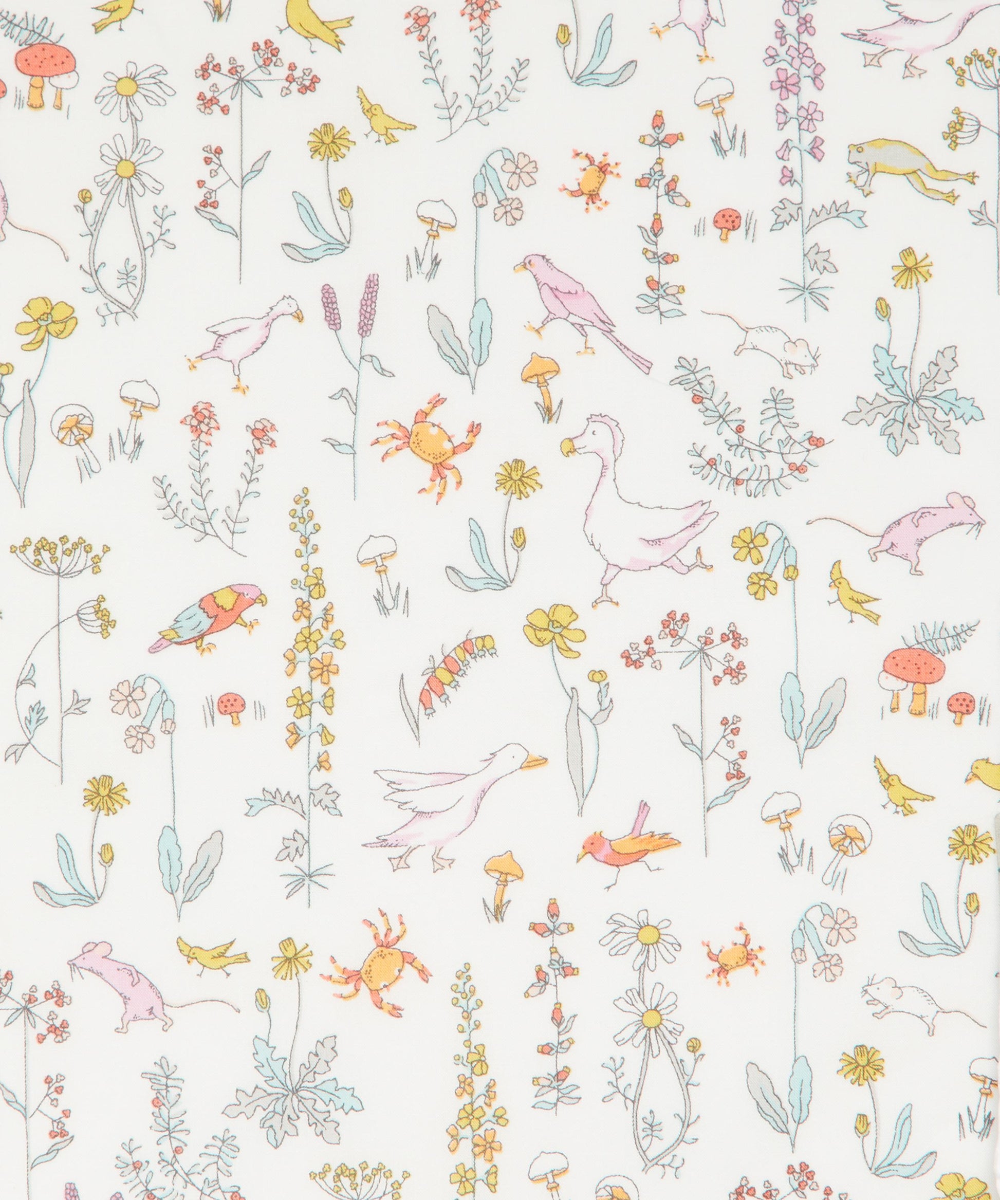 Theo Tana Lawn™ Cotton Fabric - White - Liberty