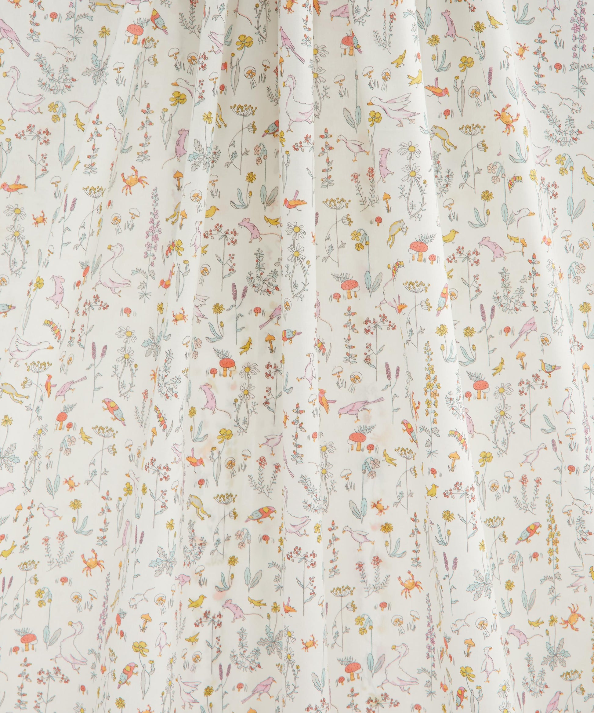 Theo Tana Lawn™ Cotton Fabric - White - Liberty