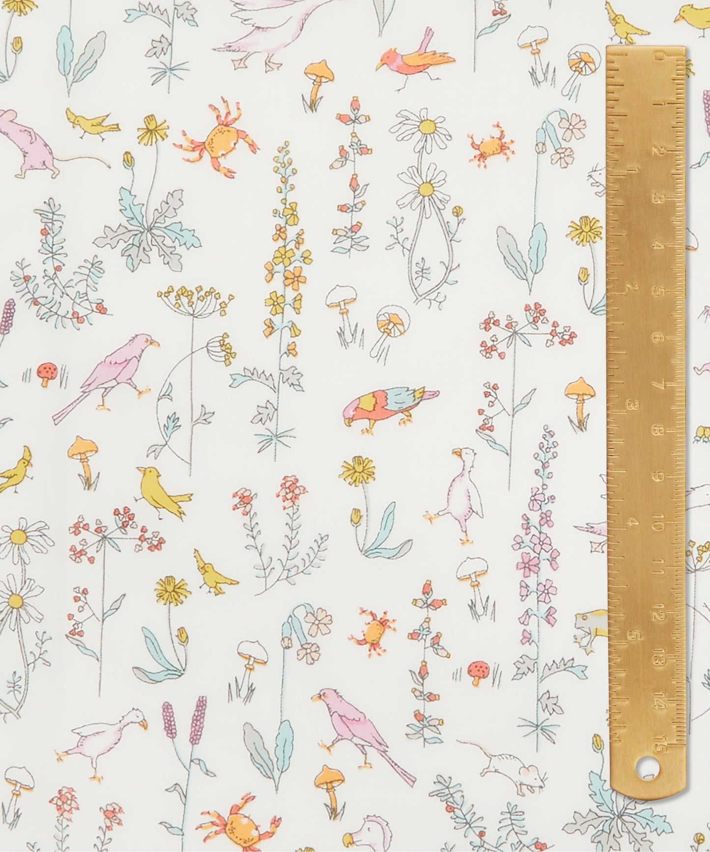 Theo Tana Lawn™ Cotton Fabric - White - Liberty