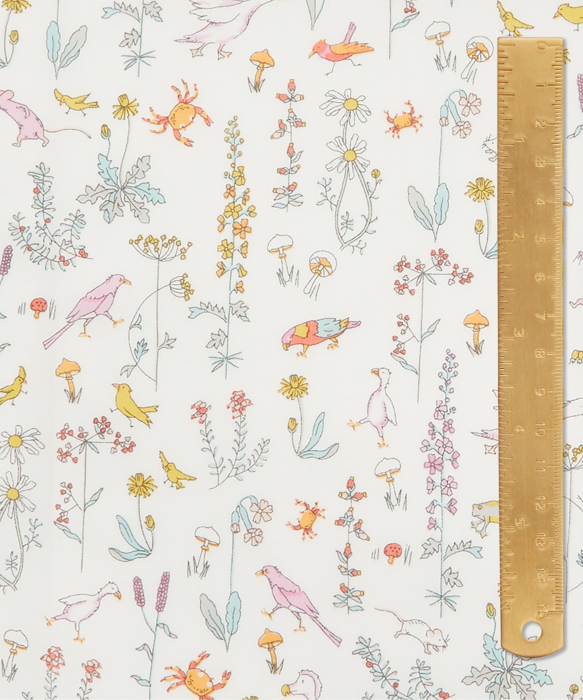 Theo Tana Lawn™ Cotton Fabric - White - Liberty