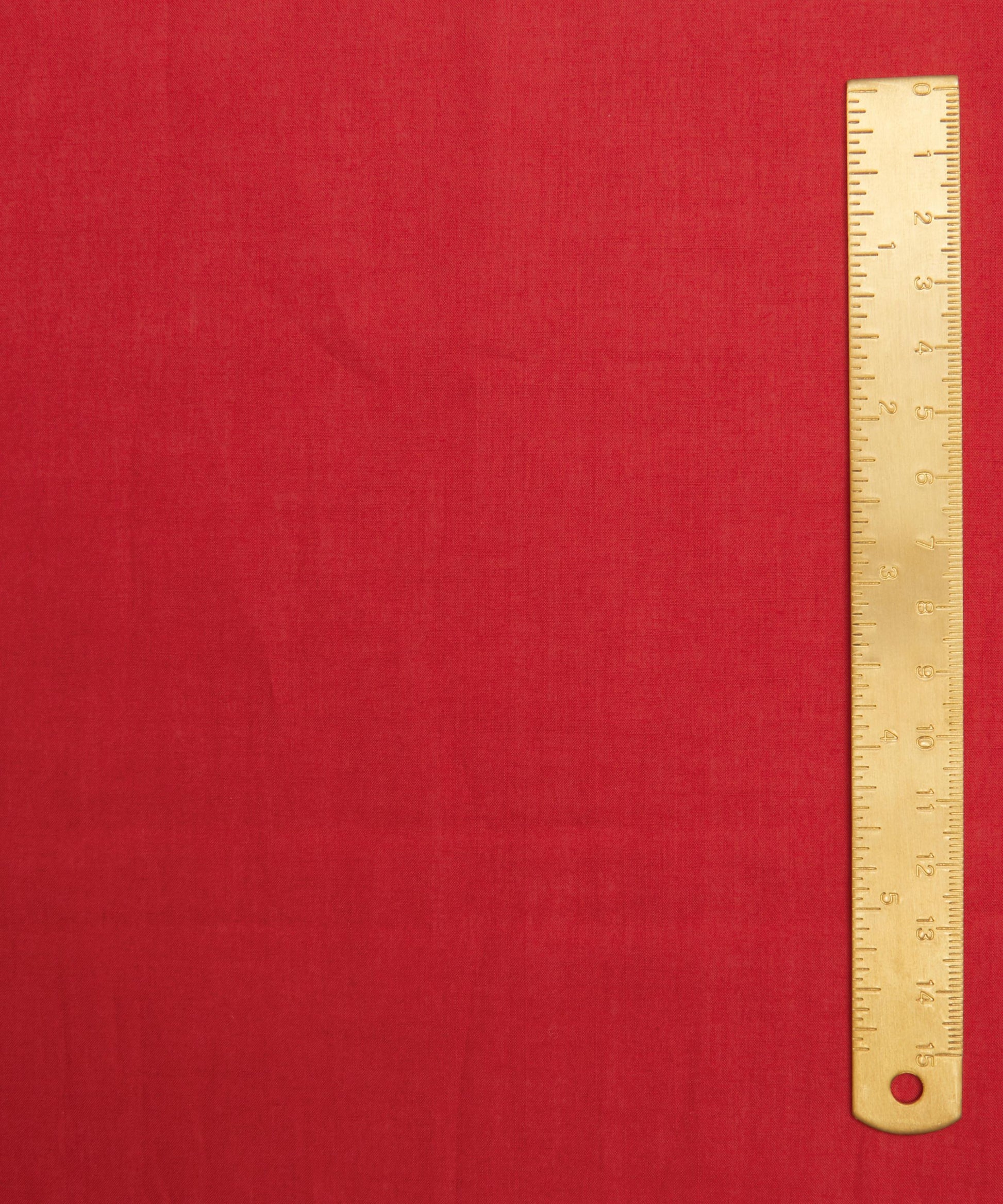 Rust Plain Tana Lawn™ Cotton Fabric - Red - Liberty