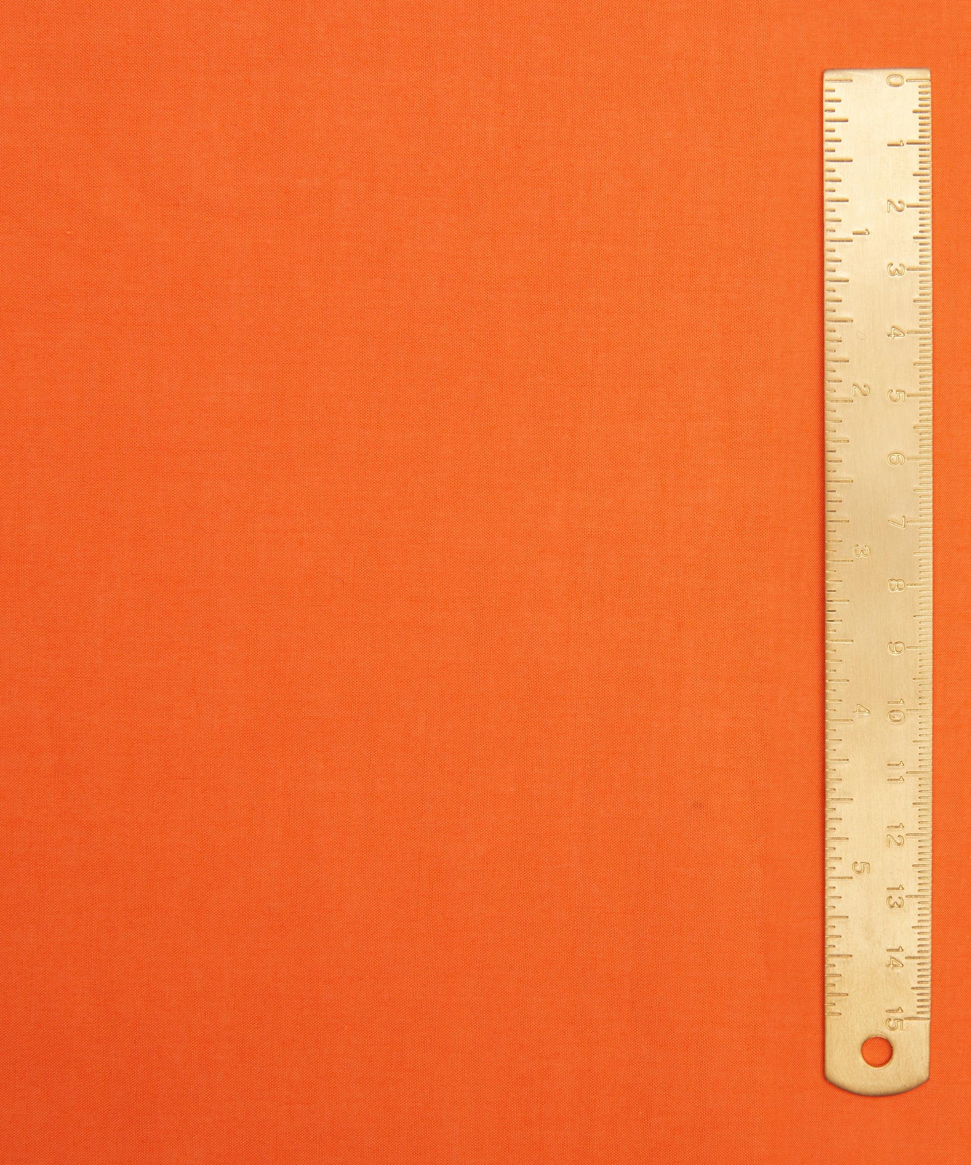 Pumpkin Plain Tana Lawn™ Cotton Fabric - Orange - Liberty