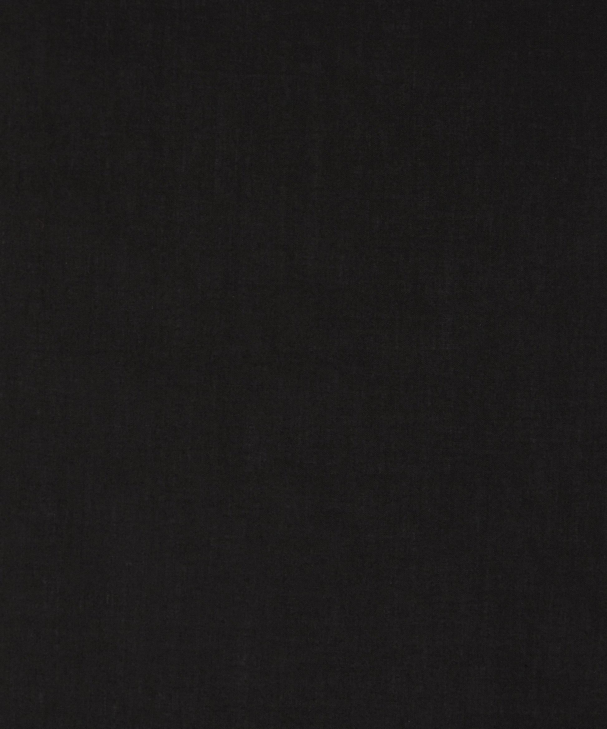 Black Plain Tana Lawn™ Cotton Fabric - Black - Liberty