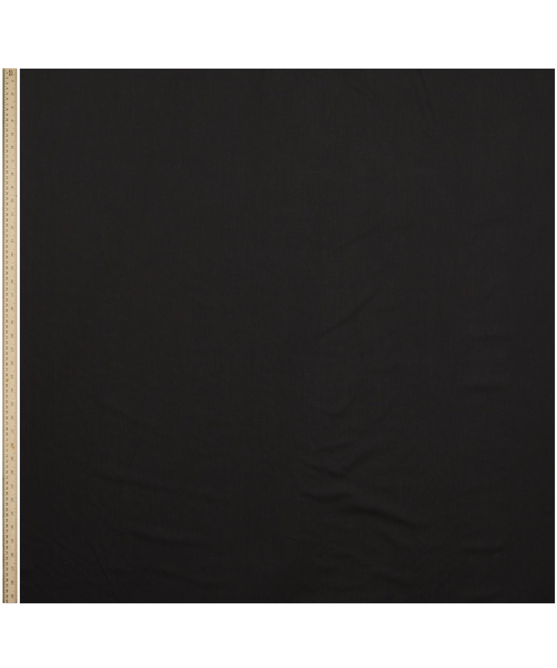 Black Plain Tana Lawn™ Cotton Fabric - Black - Liberty