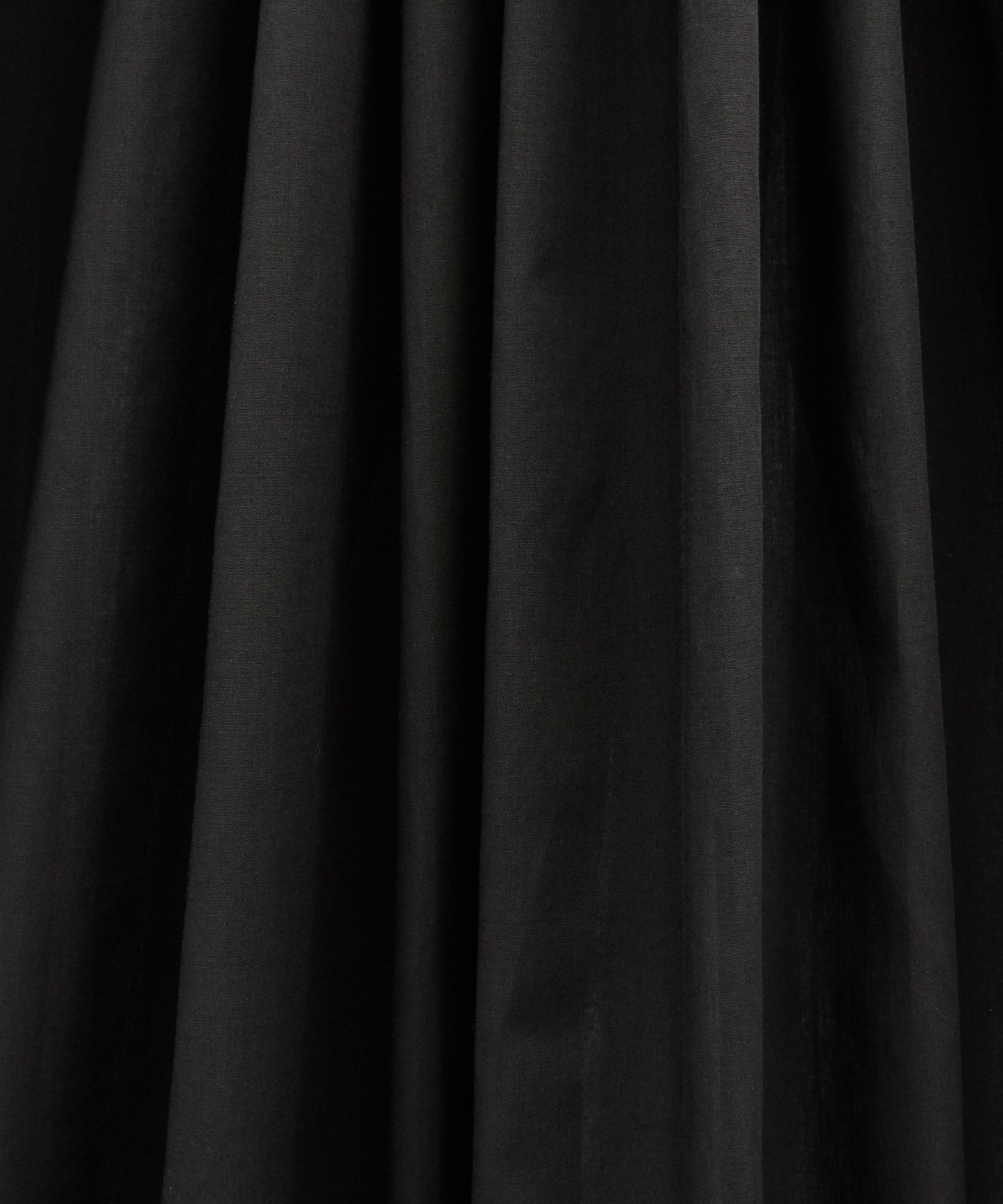 Black Plain Tana Lawn™ Cotton Fabric - Black - Liberty