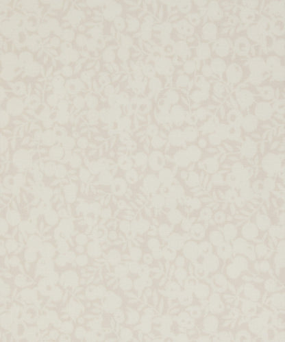 Oyster White Wiltshire Shadow Lasenby Quilting Cotton Fabric - White - Liberty