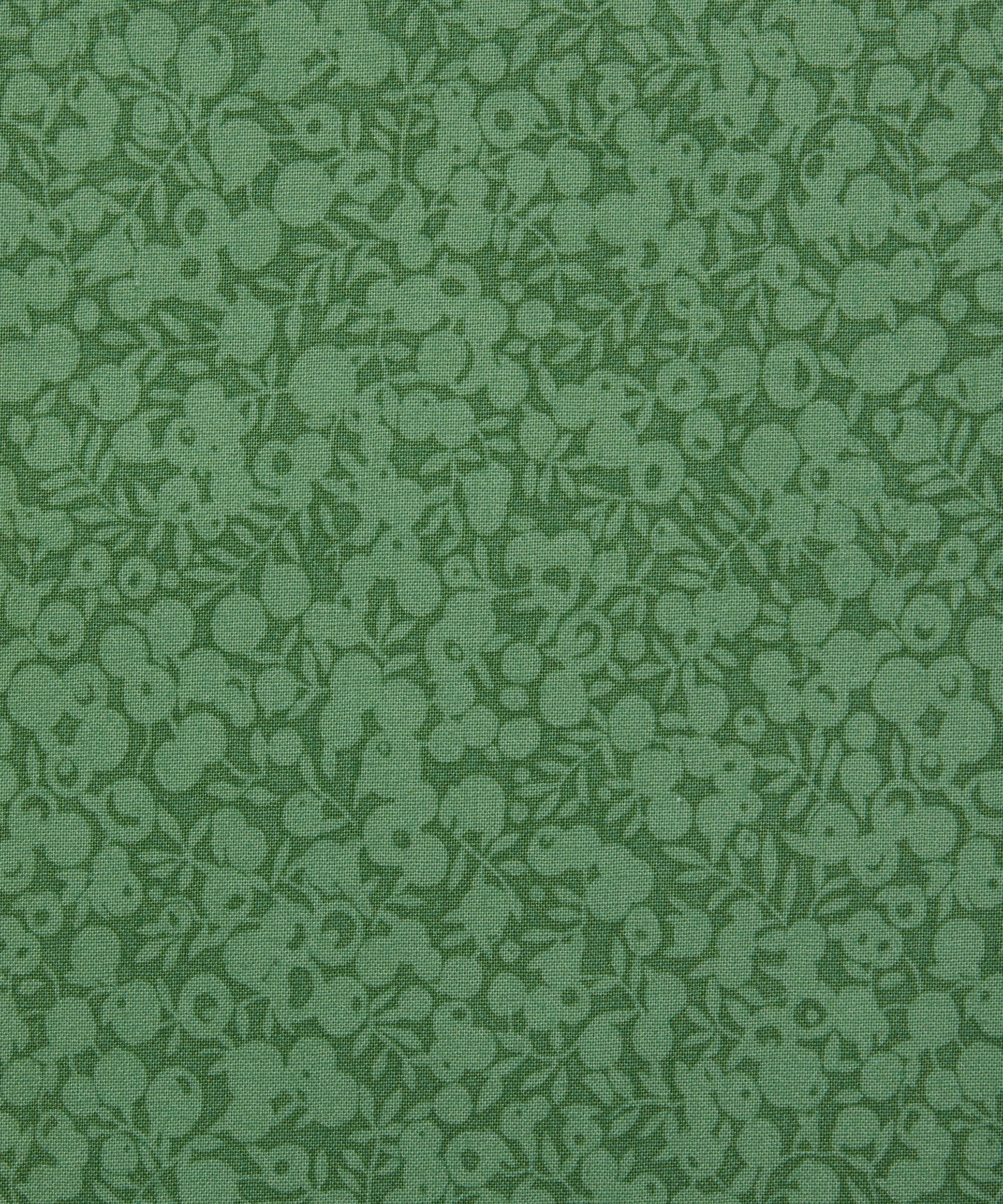 Leaf Wiltshire Shadow Lasenby Cotton Fabric - Green - Liberty
