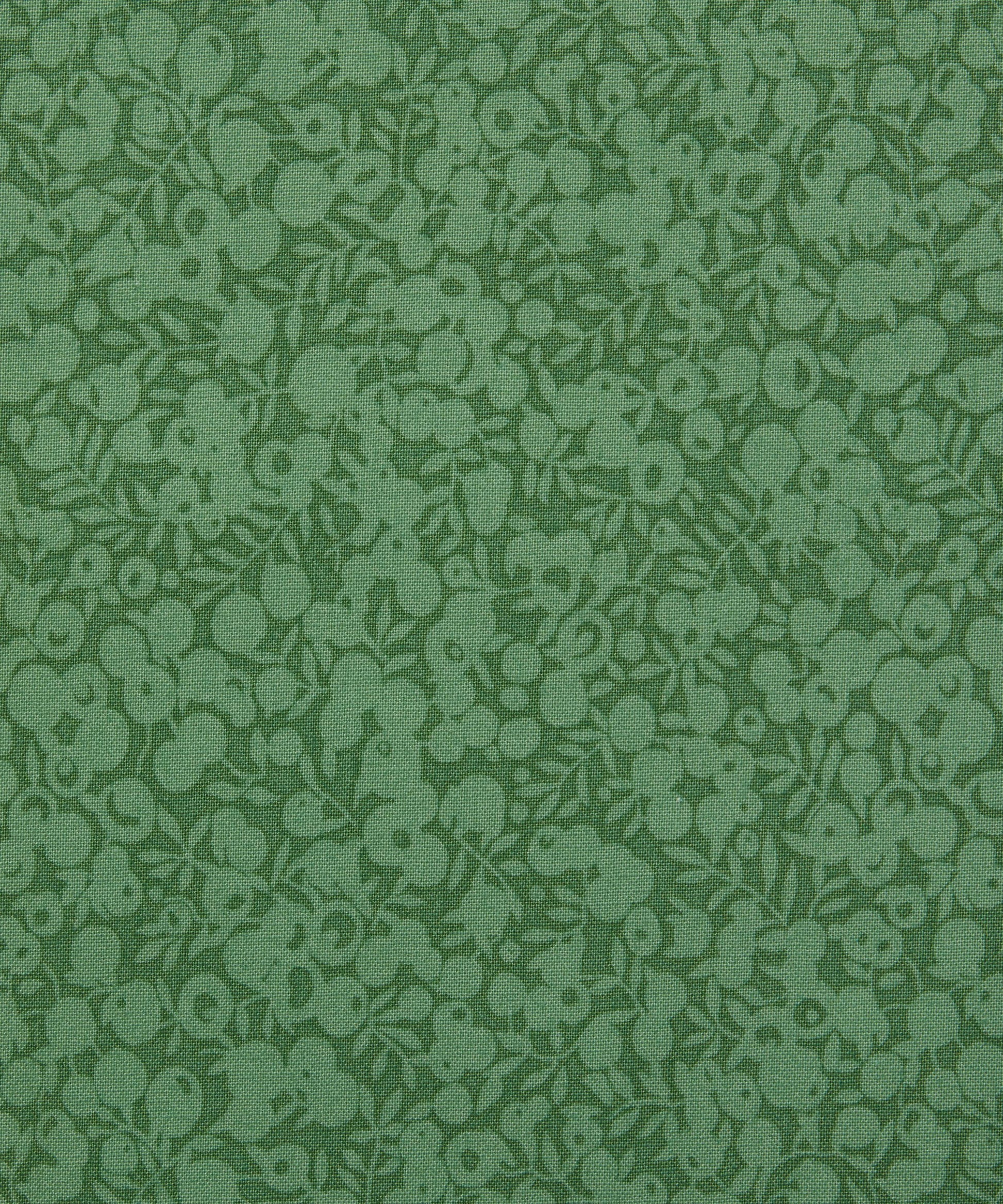 Leaf Wiltshire Shadow Lasenby Cotton Fabric - Green - Liberty