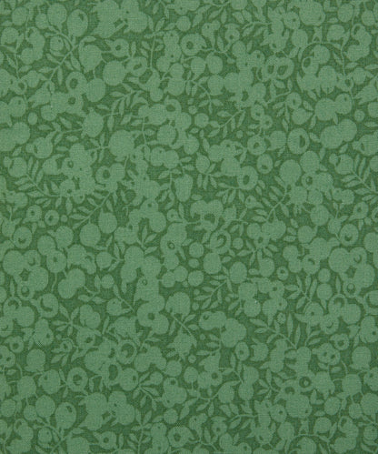 Leaf Wiltshire Shadow Lasenby Cotton Fabric - Green - Liberty