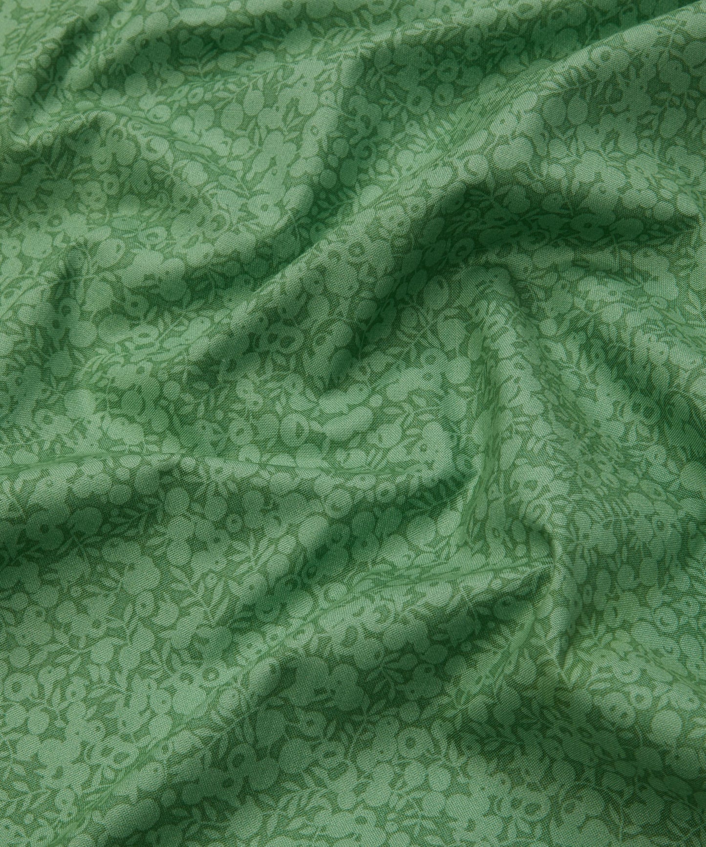 Leaf Wiltshire Shadow Lasenby Cotton Fabric - Green - Liberty