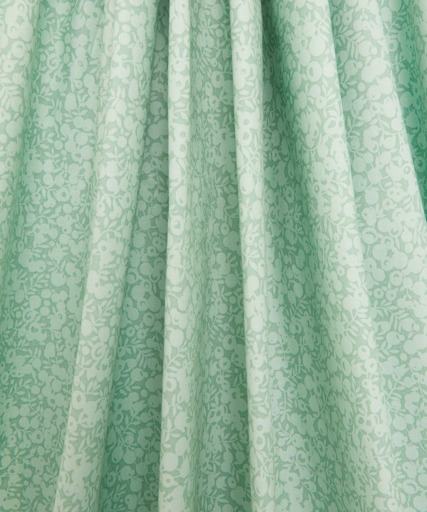 Sage Wiltshire Shadow Lasenby Quilting Cotton Fabric - Silver
 - Liberty