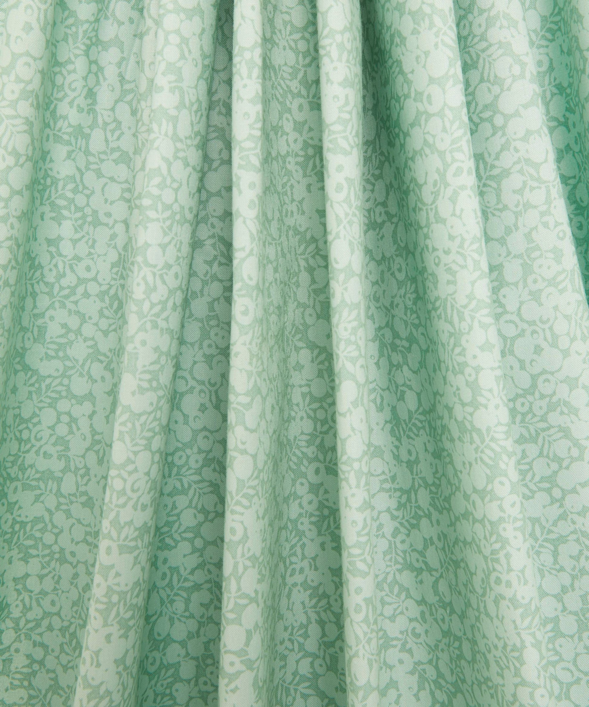 Sage Wiltshire Shadow Lasenby Quilting Cotton Fabric - Silver
 - Liberty