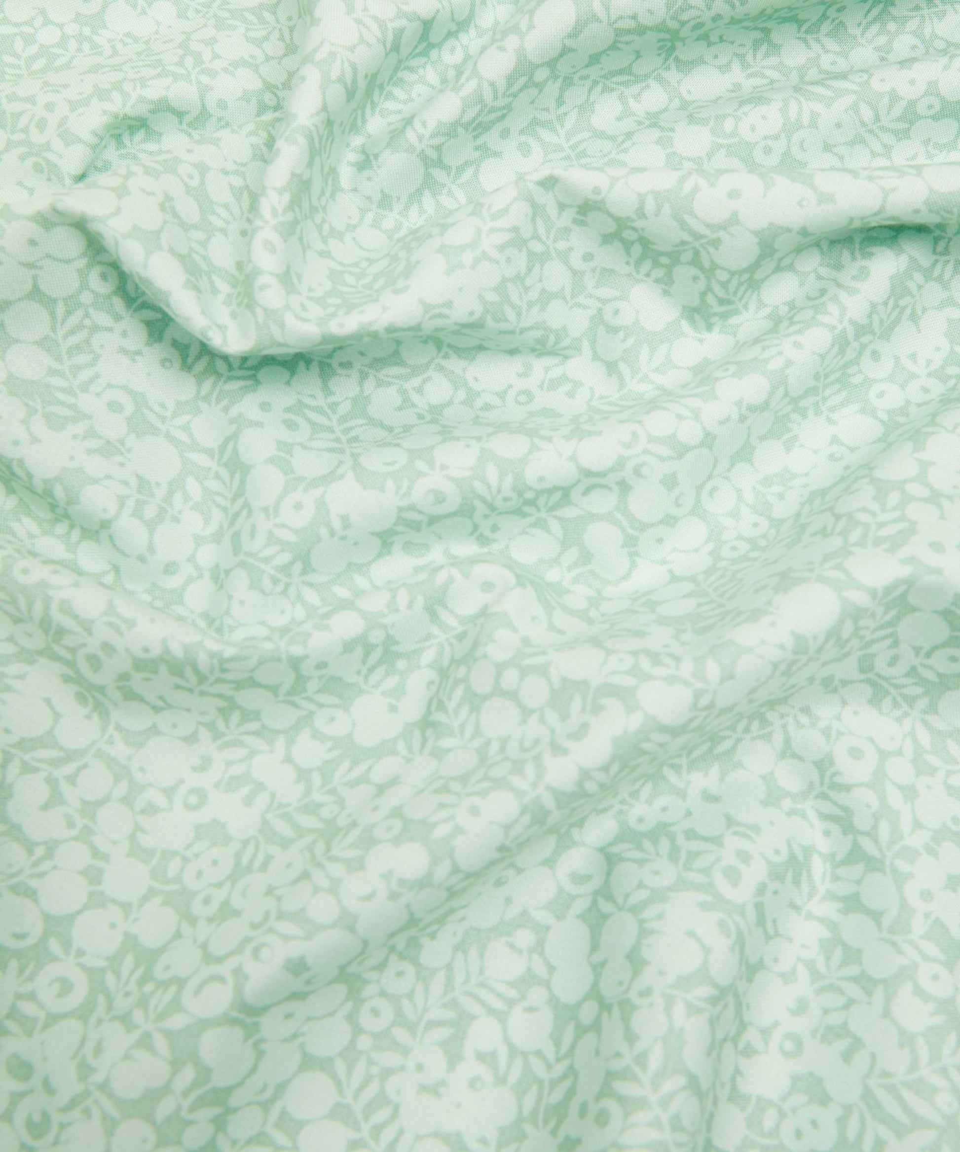 Sage Wiltshire Shadow Lasenby Quilting Cotton Fabric - Silver
 - Liberty
