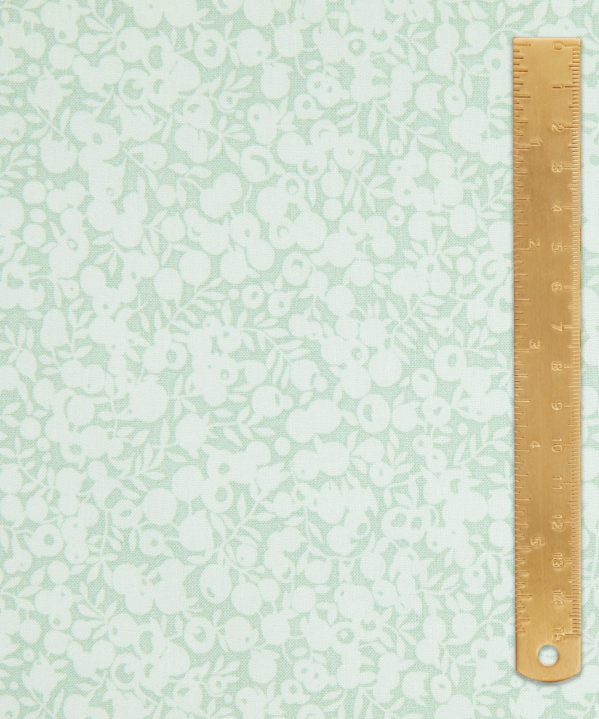 Sage Wiltshire Shadow Lasenby Quilting Cotton Fabric - Silver
 - Liberty