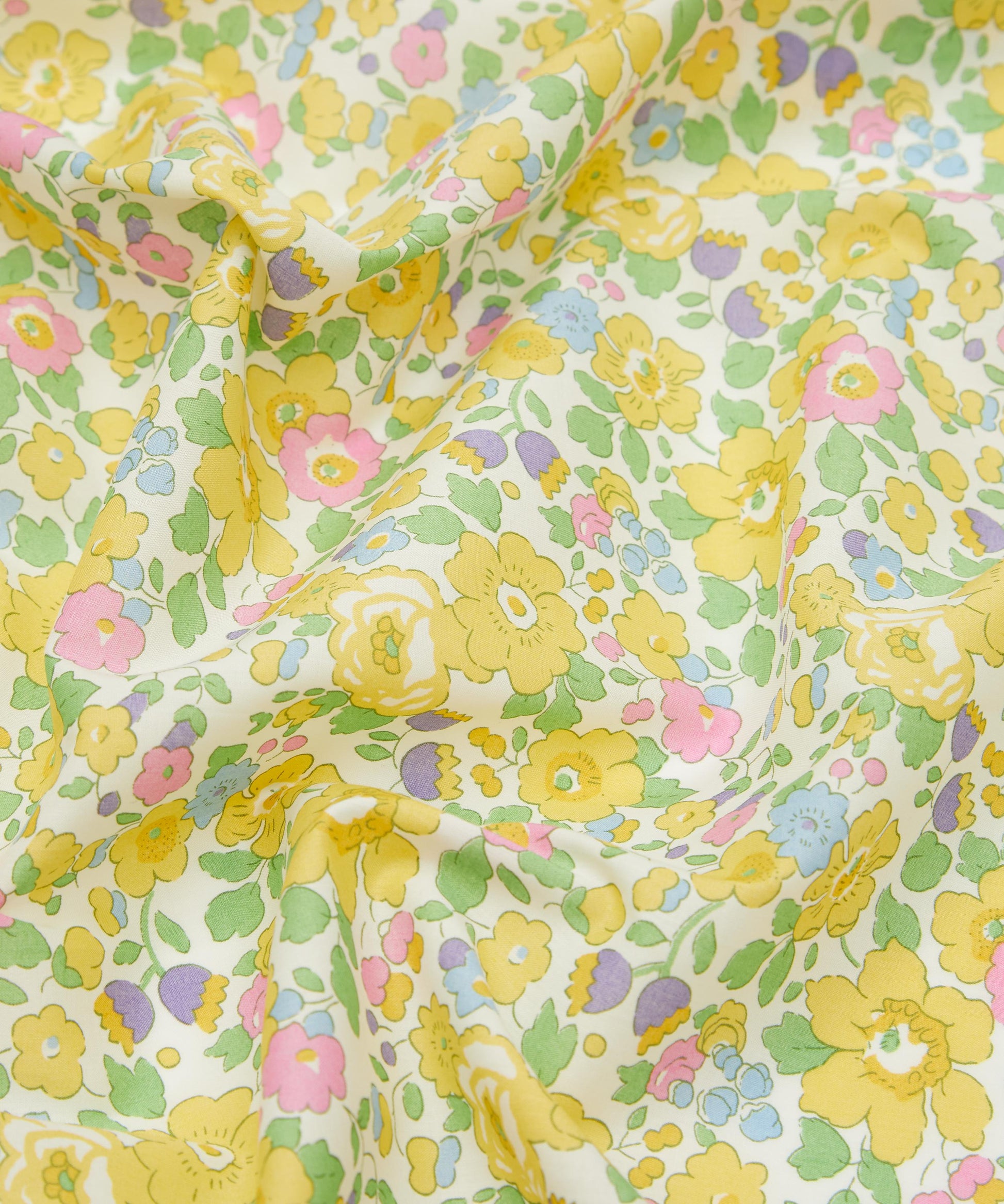 Betsy Organic Tana Lawn™ Cotton Fabric - Yellow - Liberty
