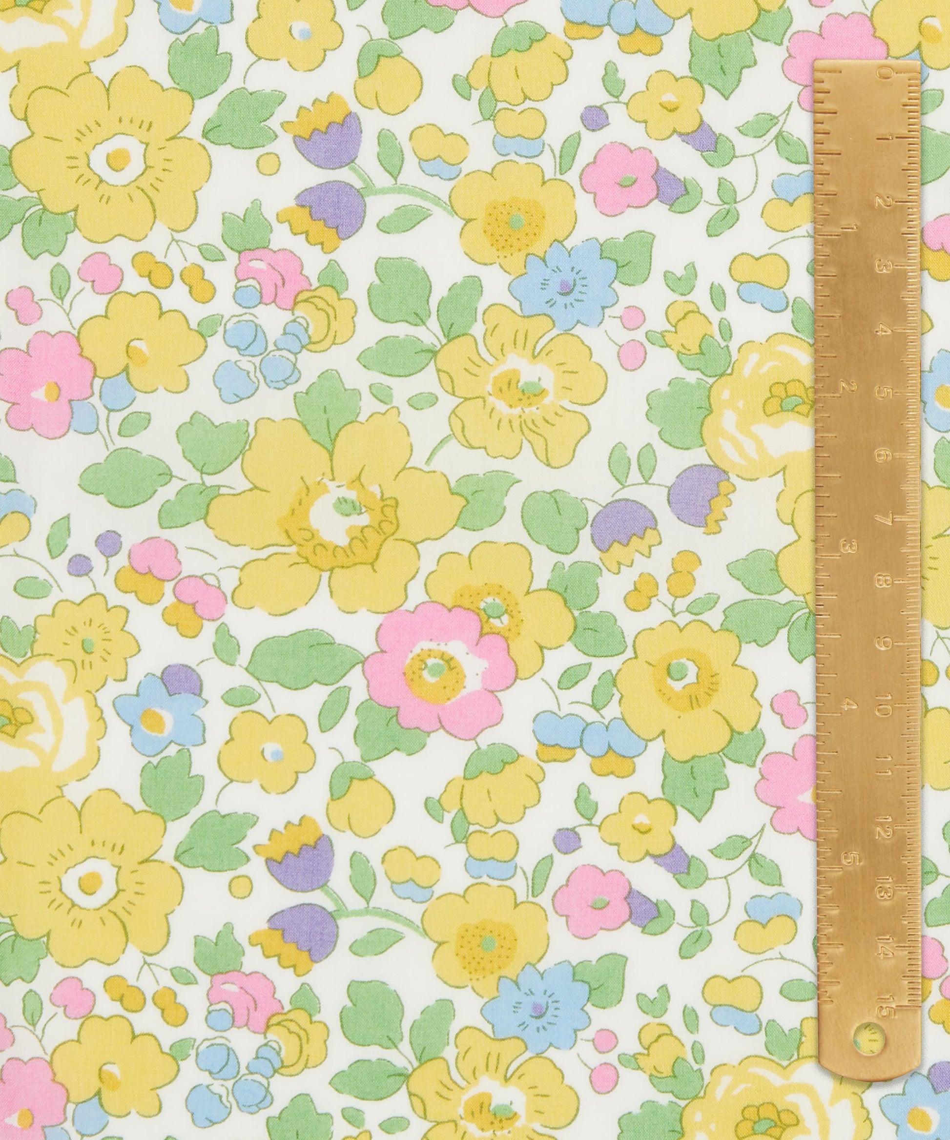 Betsy Organic Tana Lawn™ Cotton Fabric - Yellow - Liberty