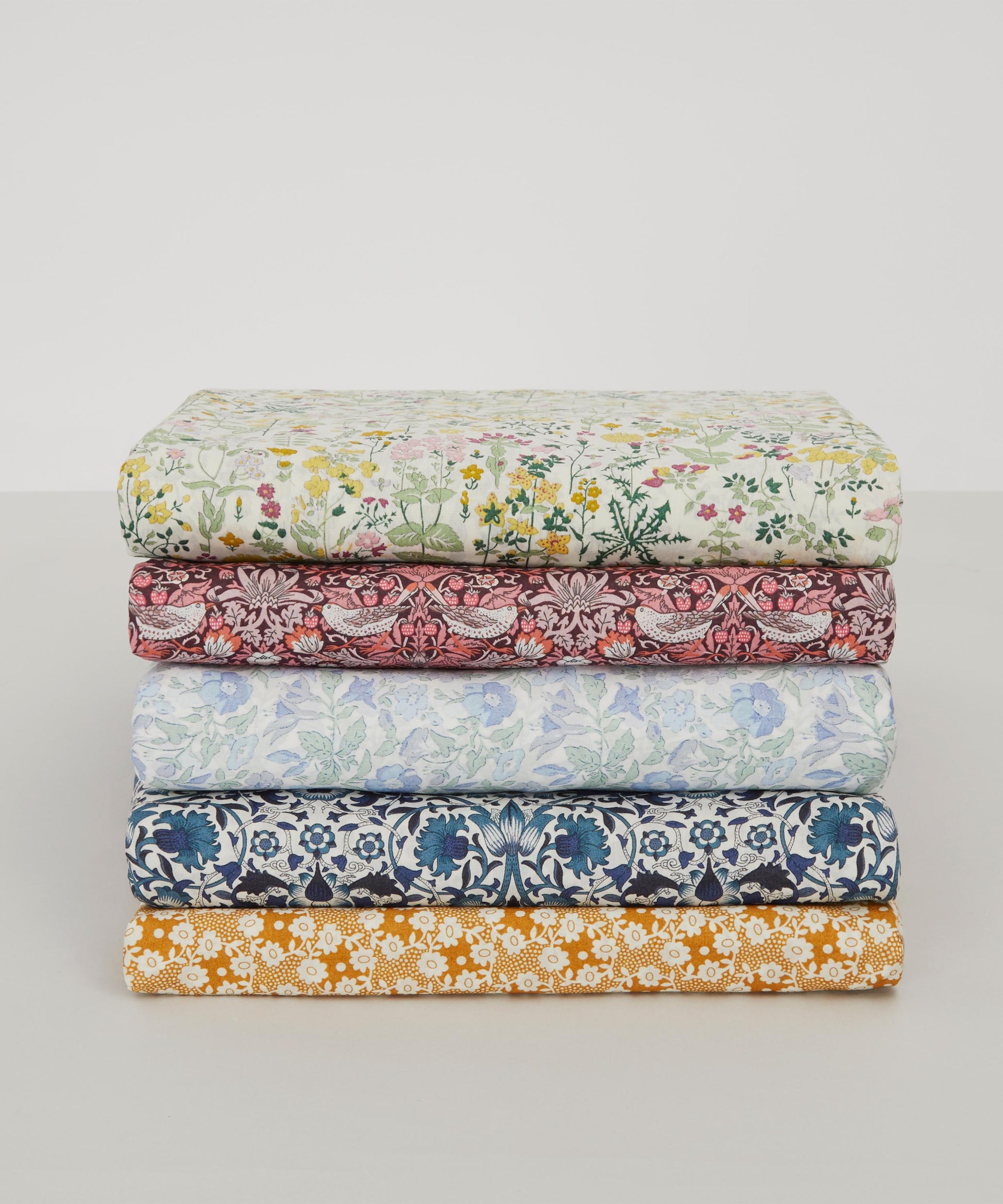 Strawberry Thief Organic Tana Lawn™ Cotton Fabric - Pink - Liberty