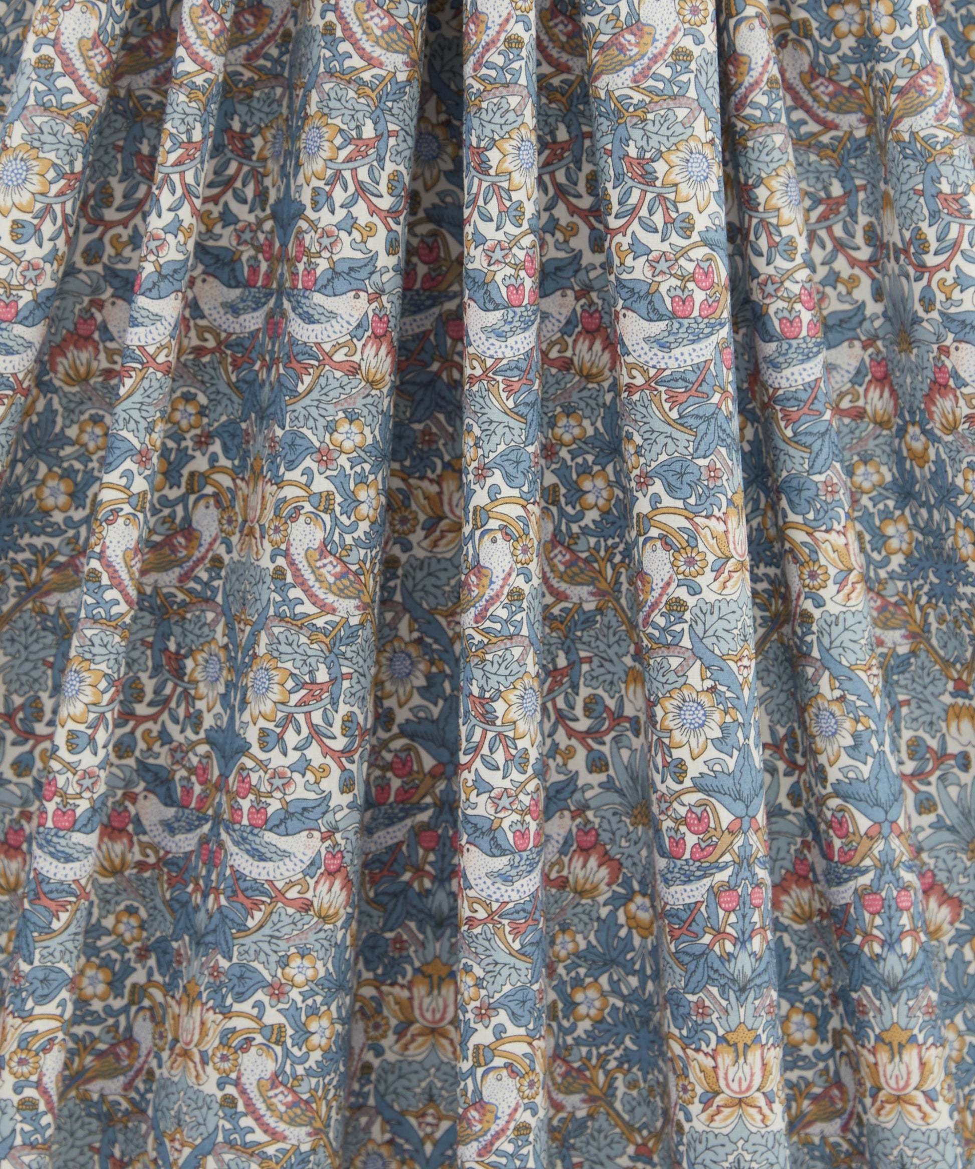 Strawberry Thief Organic Tana Lawn™ Cotton Fabric - Teal - Liberty
