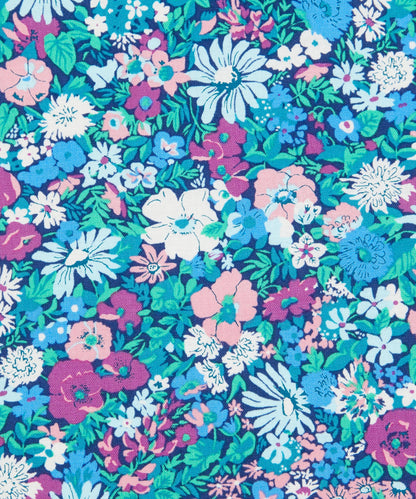 Malvern Meadow Lasenby Quilting Cotton Fabric - Blue - Liberty