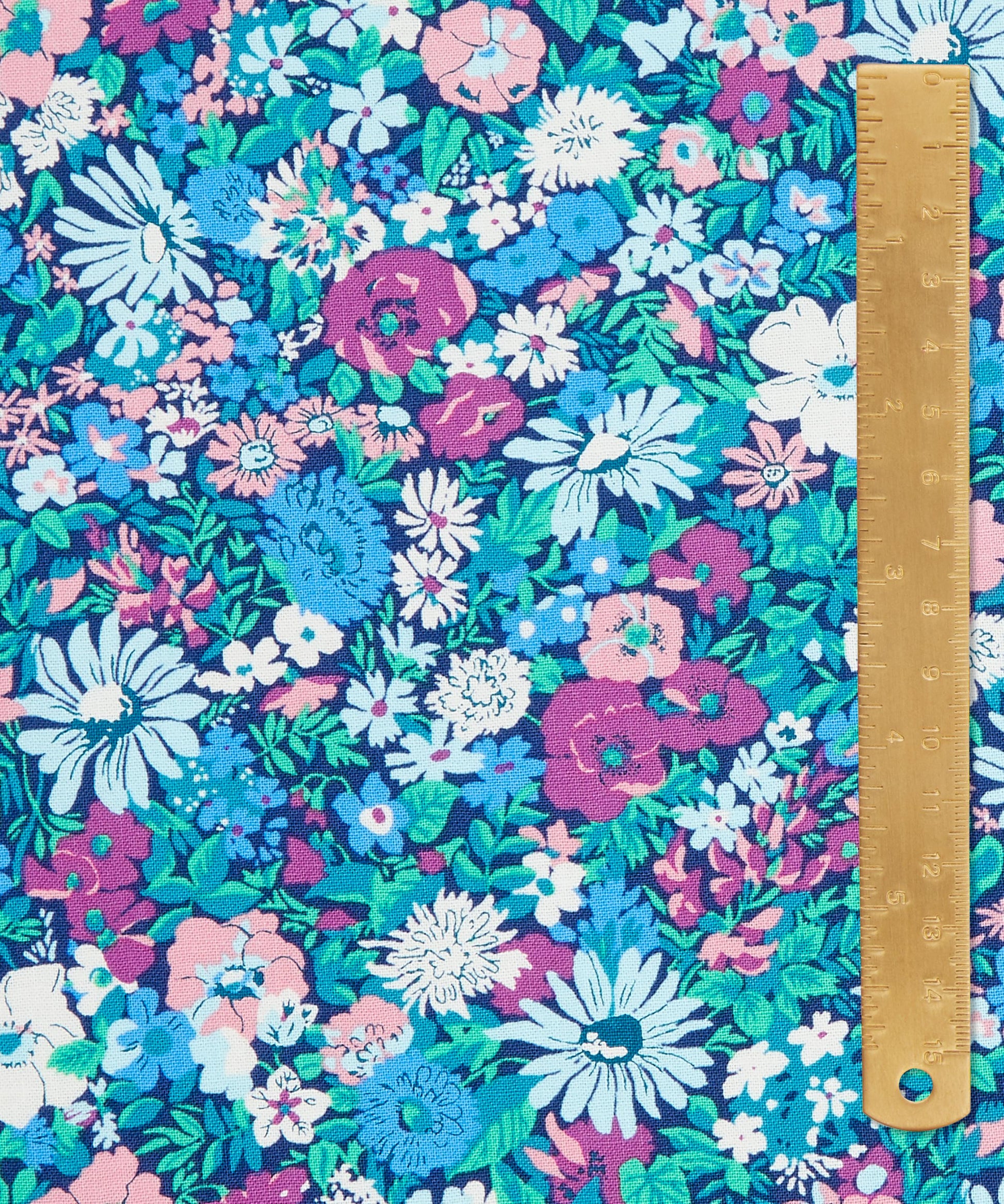 Malvern Meadow Lasenby Quilting Cotton Fabric - Blue - Liberty