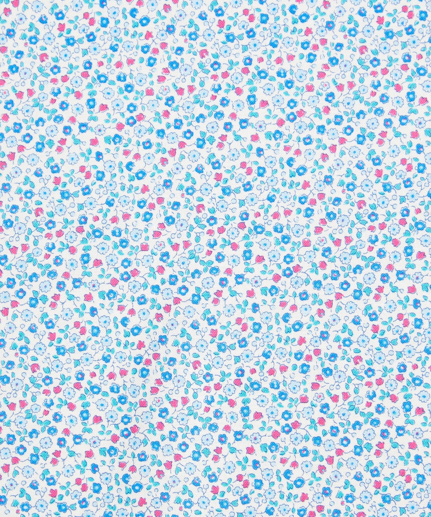 Suffolk Fields Lasenby Quilting Cotton Fabric - Blue - Liberty