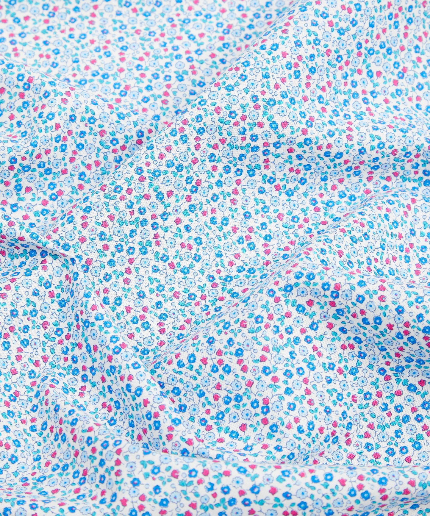 Suffolk Fields Lasenby Quilting Cotton Fabric - Blue - Liberty