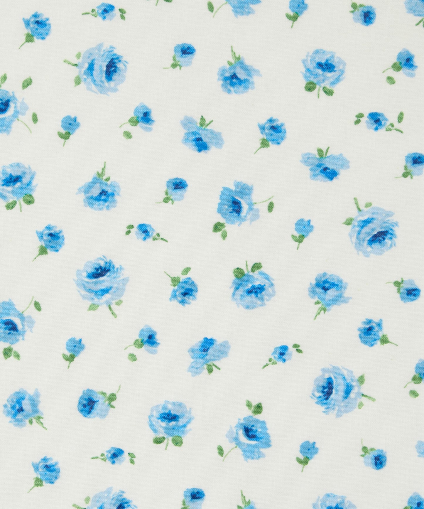 Mary Rose Lasenby Quilting Cotton Fabric - Blue - Liberty