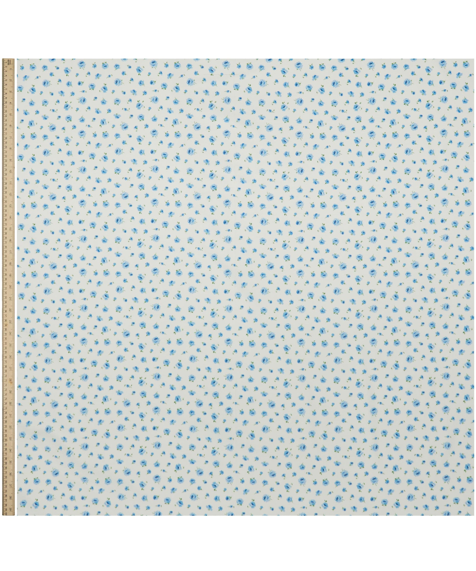 Mary Rose Lasenby Quilting Cotton Fabric - Blue - Liberty