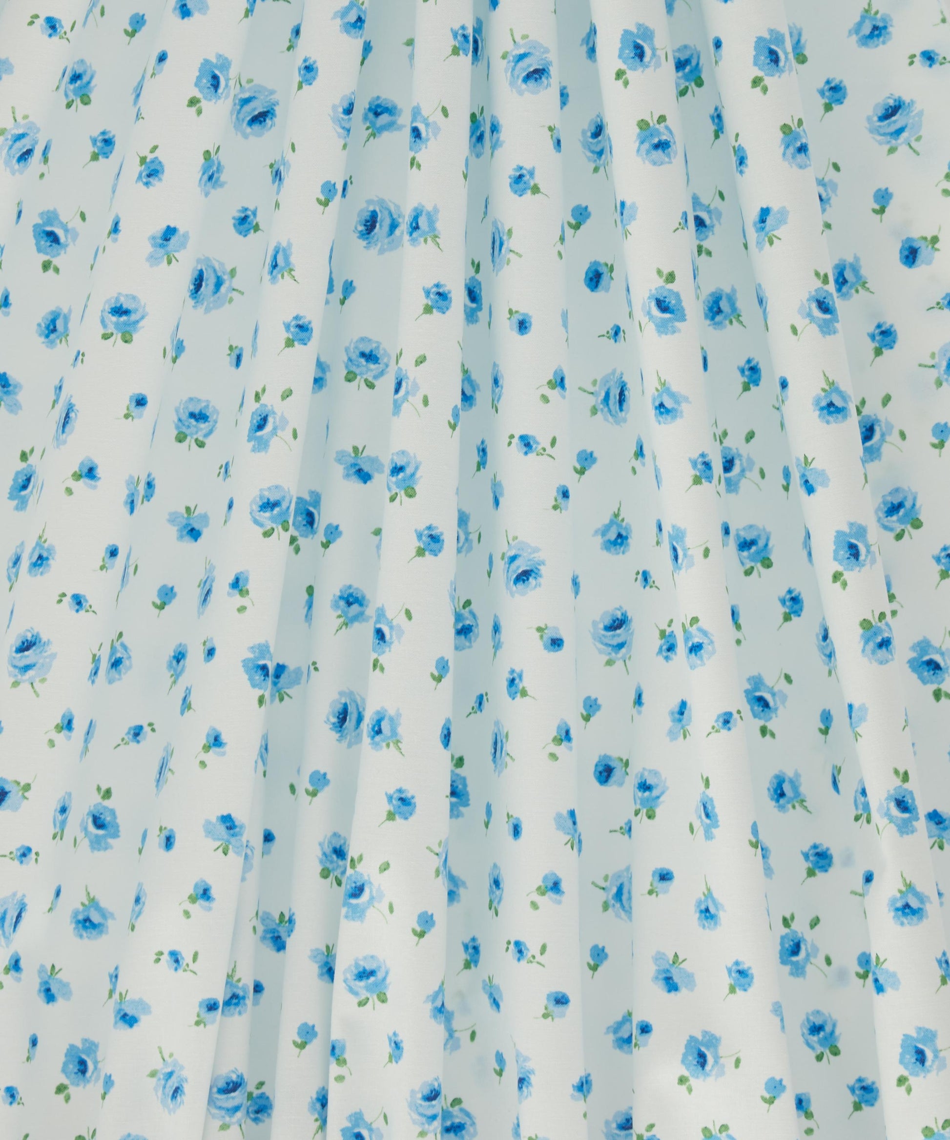 Mary Rose Lasenby Quilting Cotton Fabric - Blue - Liberty