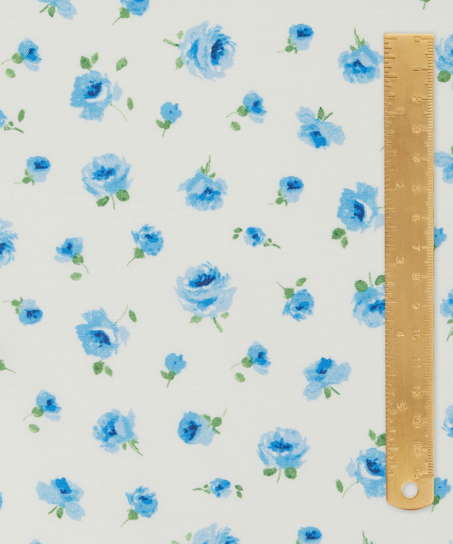 Mary Rose Lasenby Quilting Cotton Fabric - Blue - Liberty