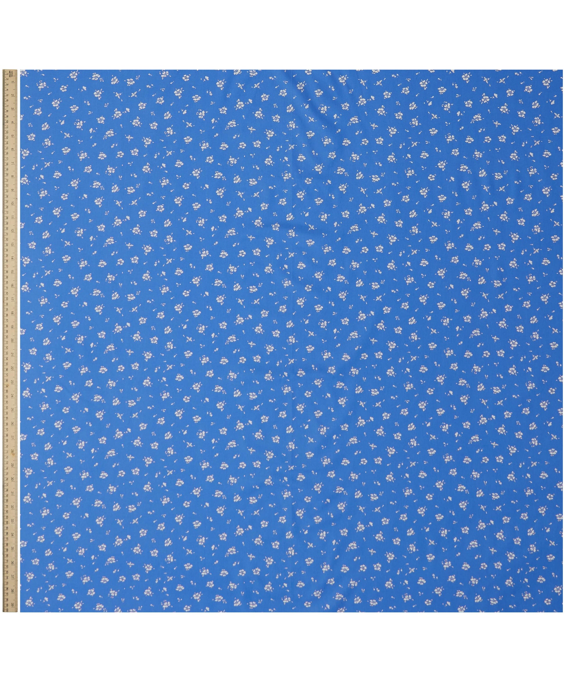 Field Rose Lasenby Quilting Cotton Fabric - Blue - Liberty