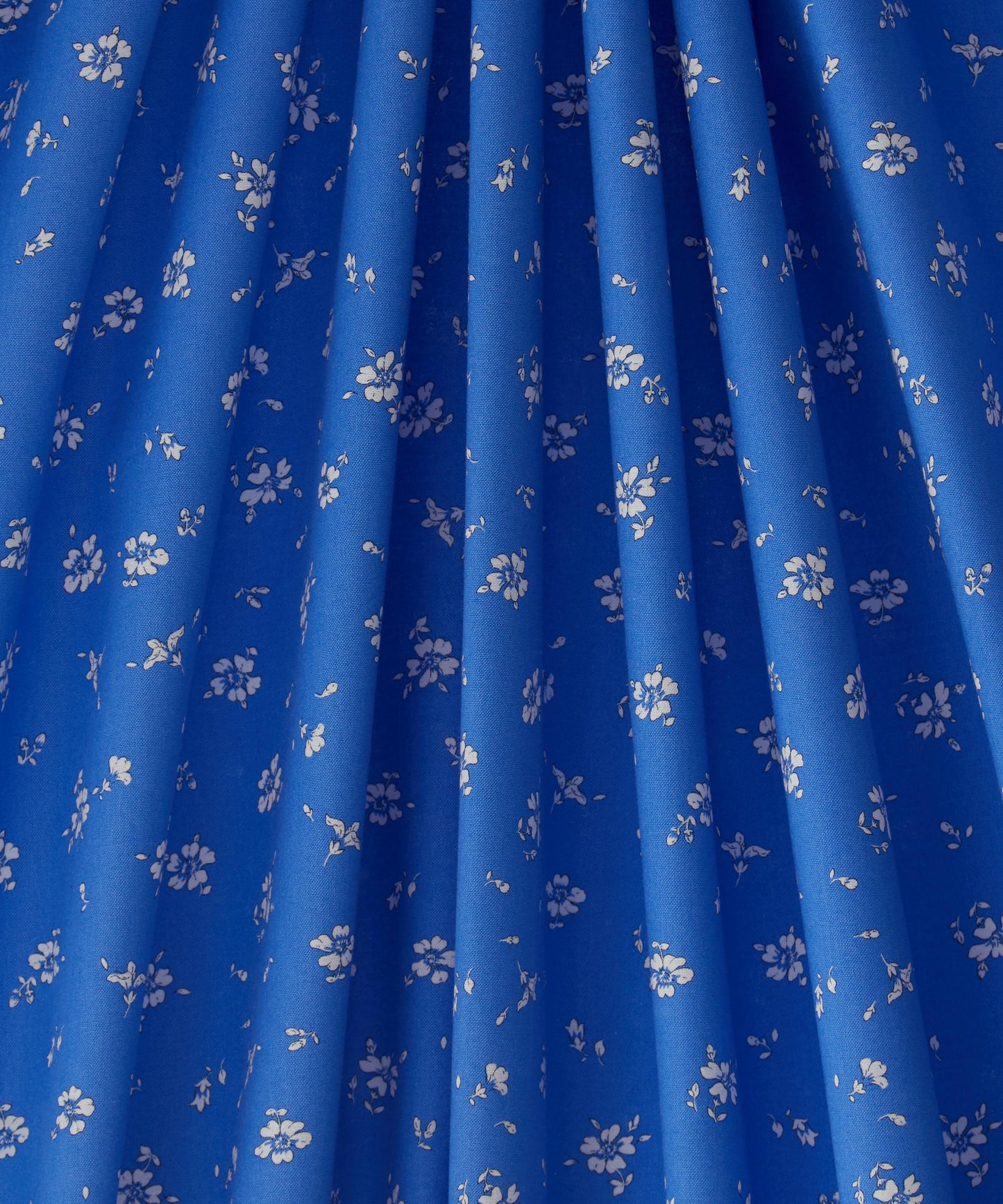 Field Rose Lasenby Quilting Cotton Fabric - Blue - Liberty