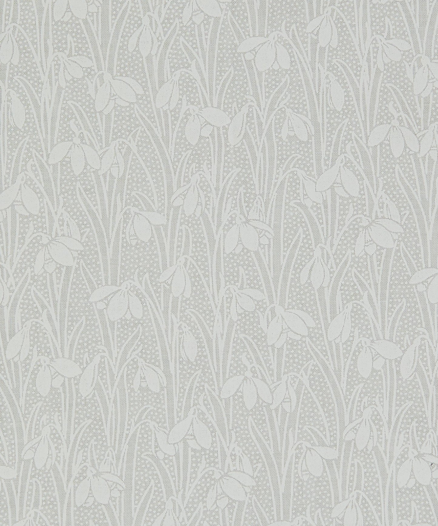 Snowdrop Belle Lasenby Quilting Cotton Fabric - Gray - Liberty