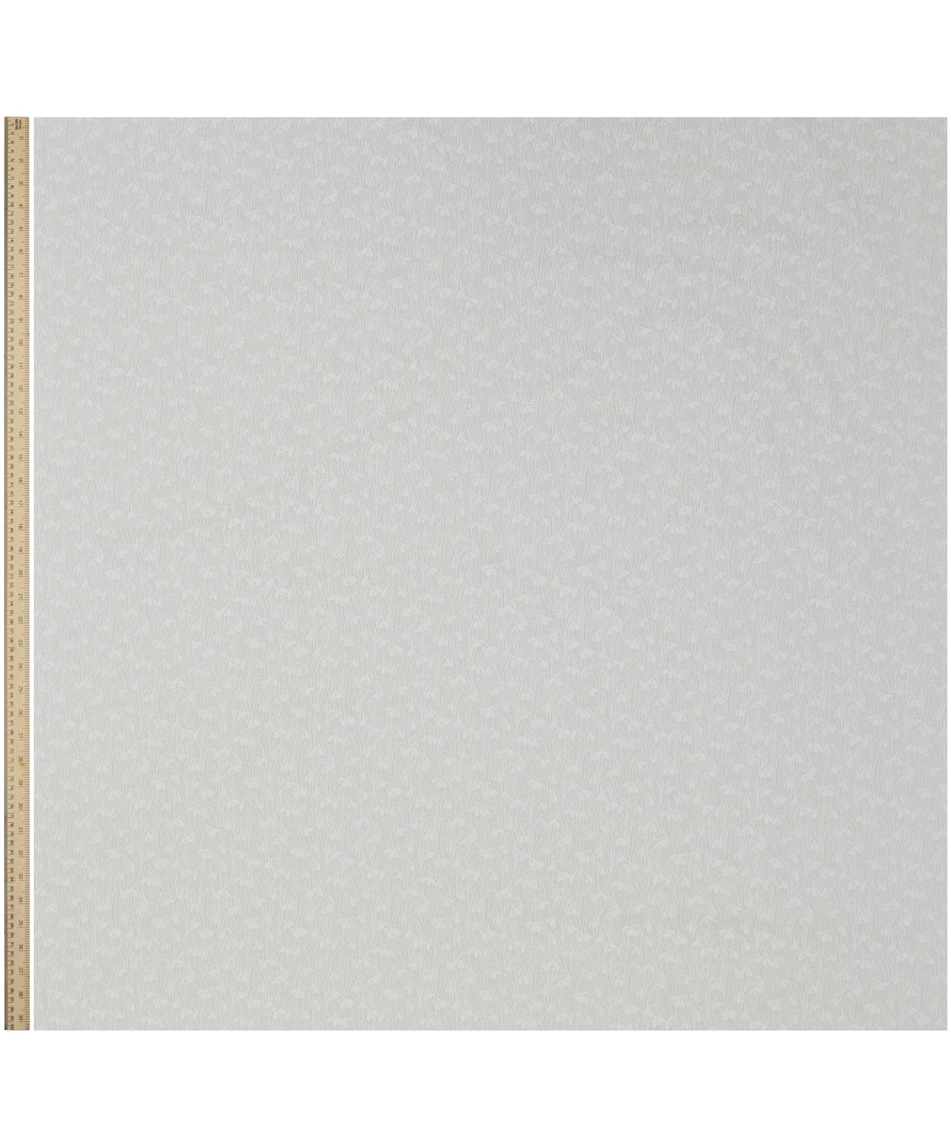 Snowdrop Belle Lasenby Quilting Cotton Fabric - Gray - Liberty