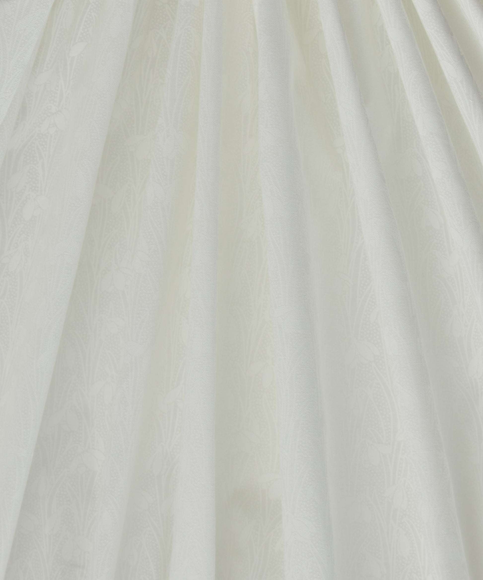 Snowdrop Belle Lasenby Quilting Cotton Fabric - Gray - Liberty