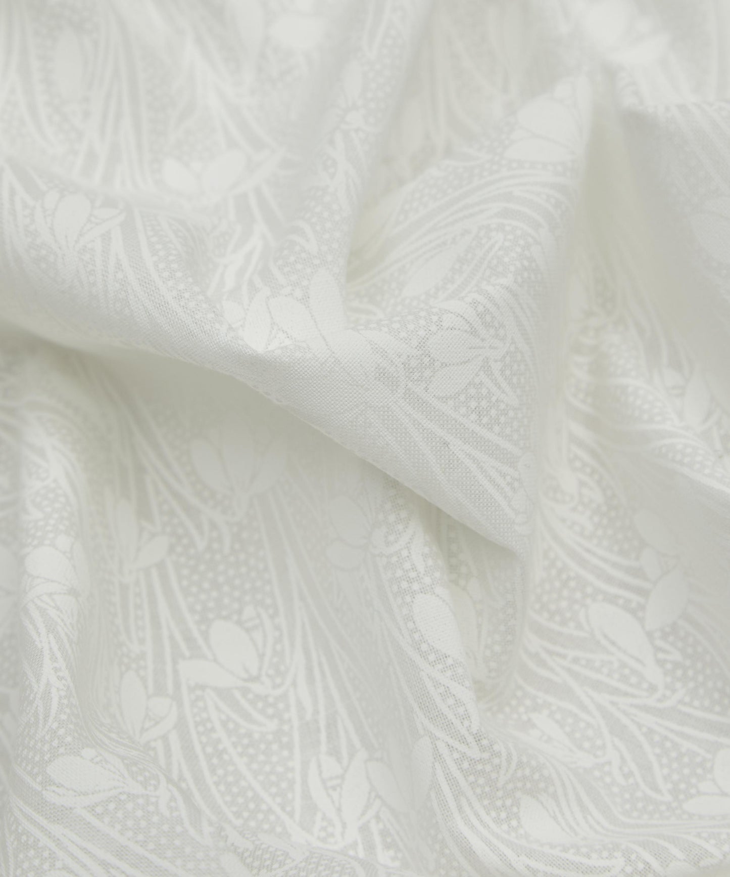 Snowdrop Belle Lasenby Quilting Cotton Fabric - Gray - Liberty