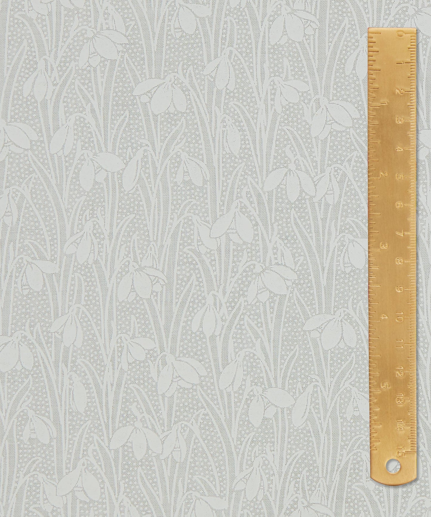 Snowdrop Belle Lasenby Quilting Cotton Fabric - Gray - Liberty