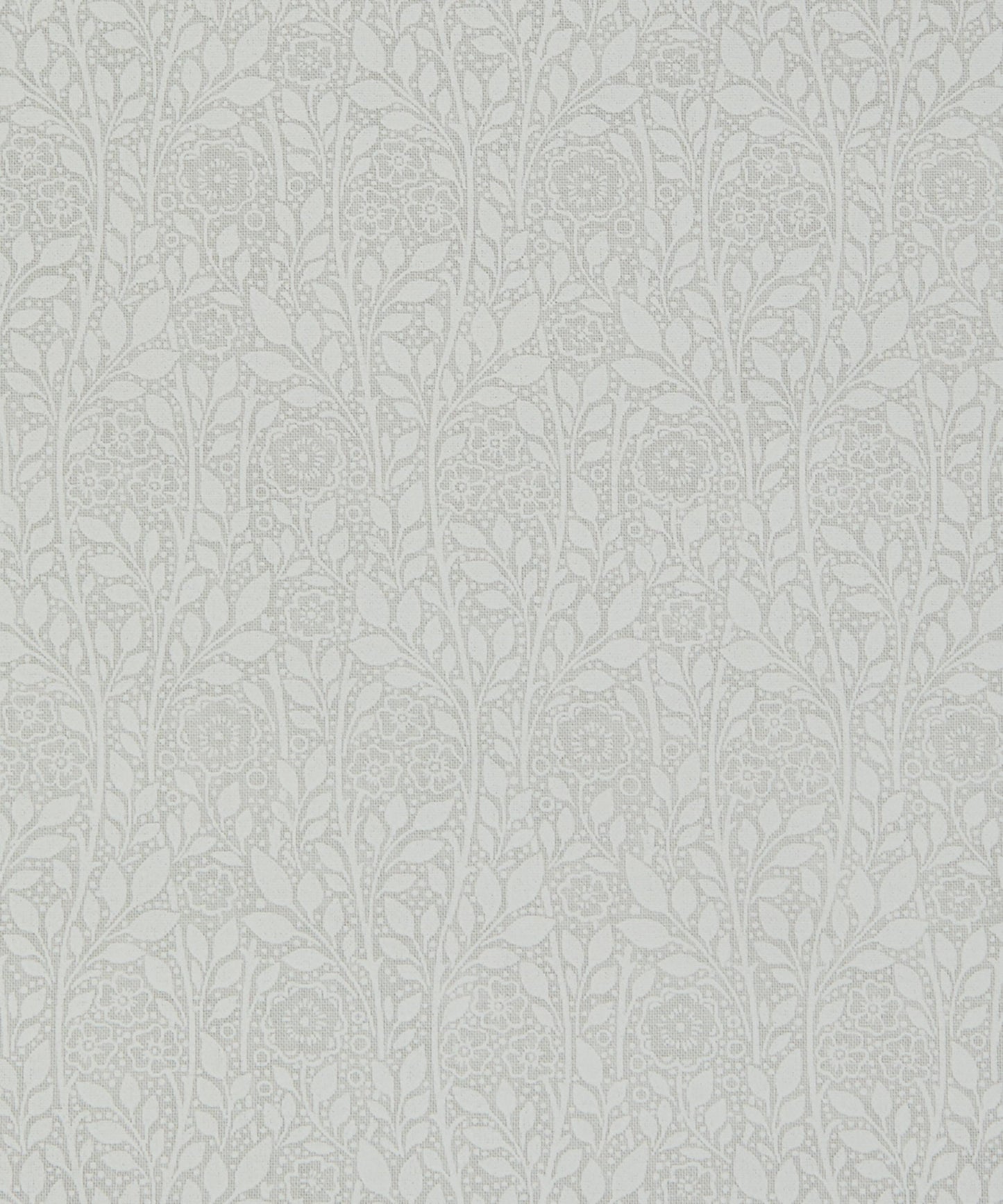 Merton Rose Lasenby Quilting Cotton Fabric - Silver - Liberty