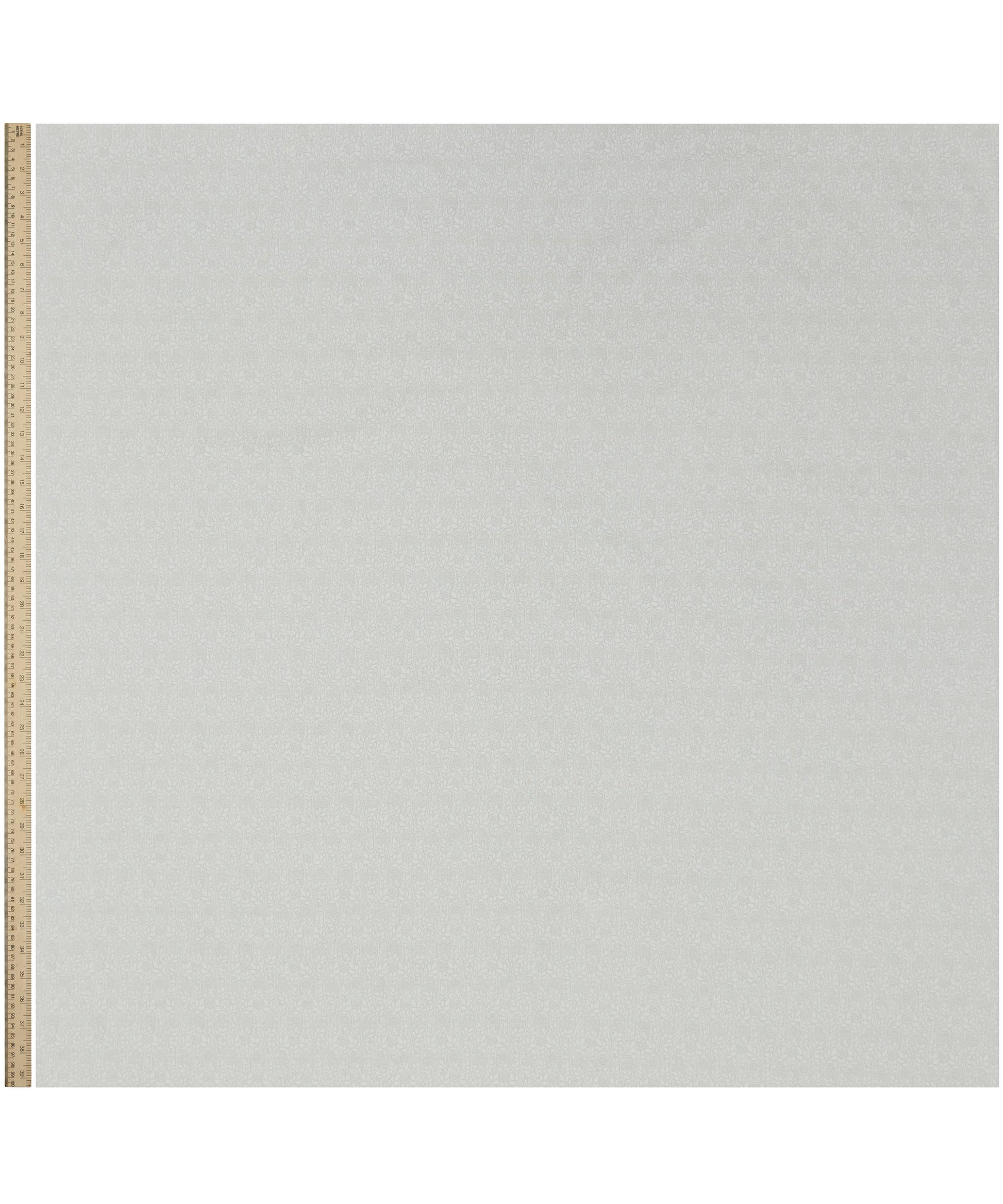 Merton Rose Lasenby Quilting Cotton Fabric - Silver - Liberty