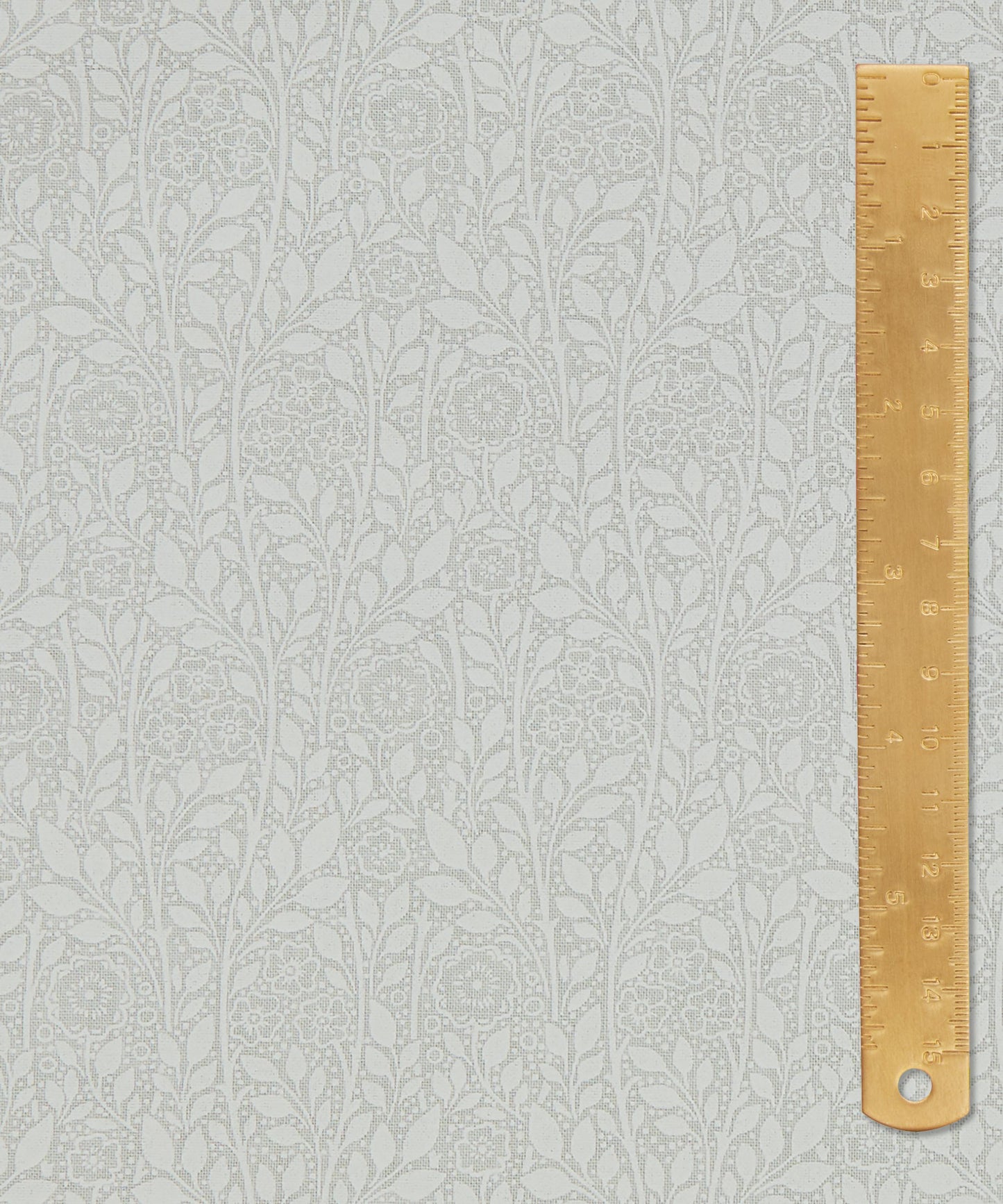 Merton Rose Lasenby Quilting Cotton Fabric - Silver - Liberty