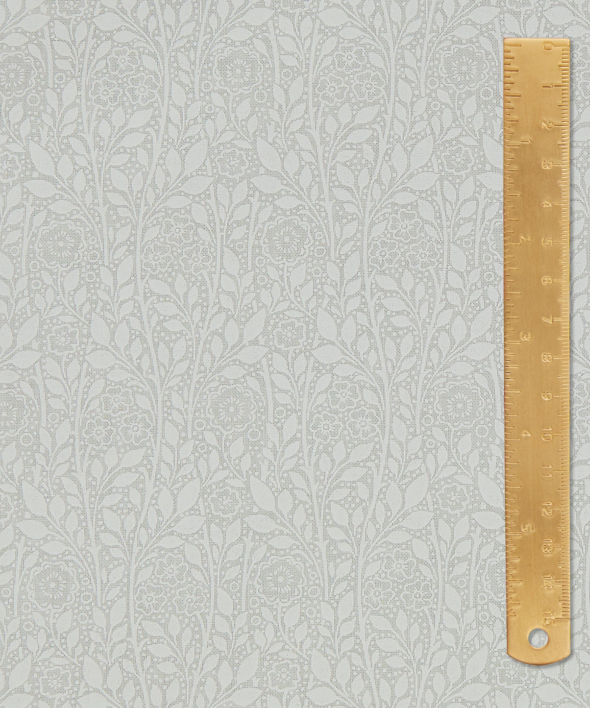 Merton Rose Lasenby Quilting Cotton Fabric - Silver - Liberty