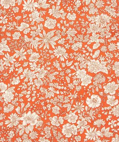 Tangerine Emily Belle Lasenby Quilting Cotton Fabric - Orange - Liberty