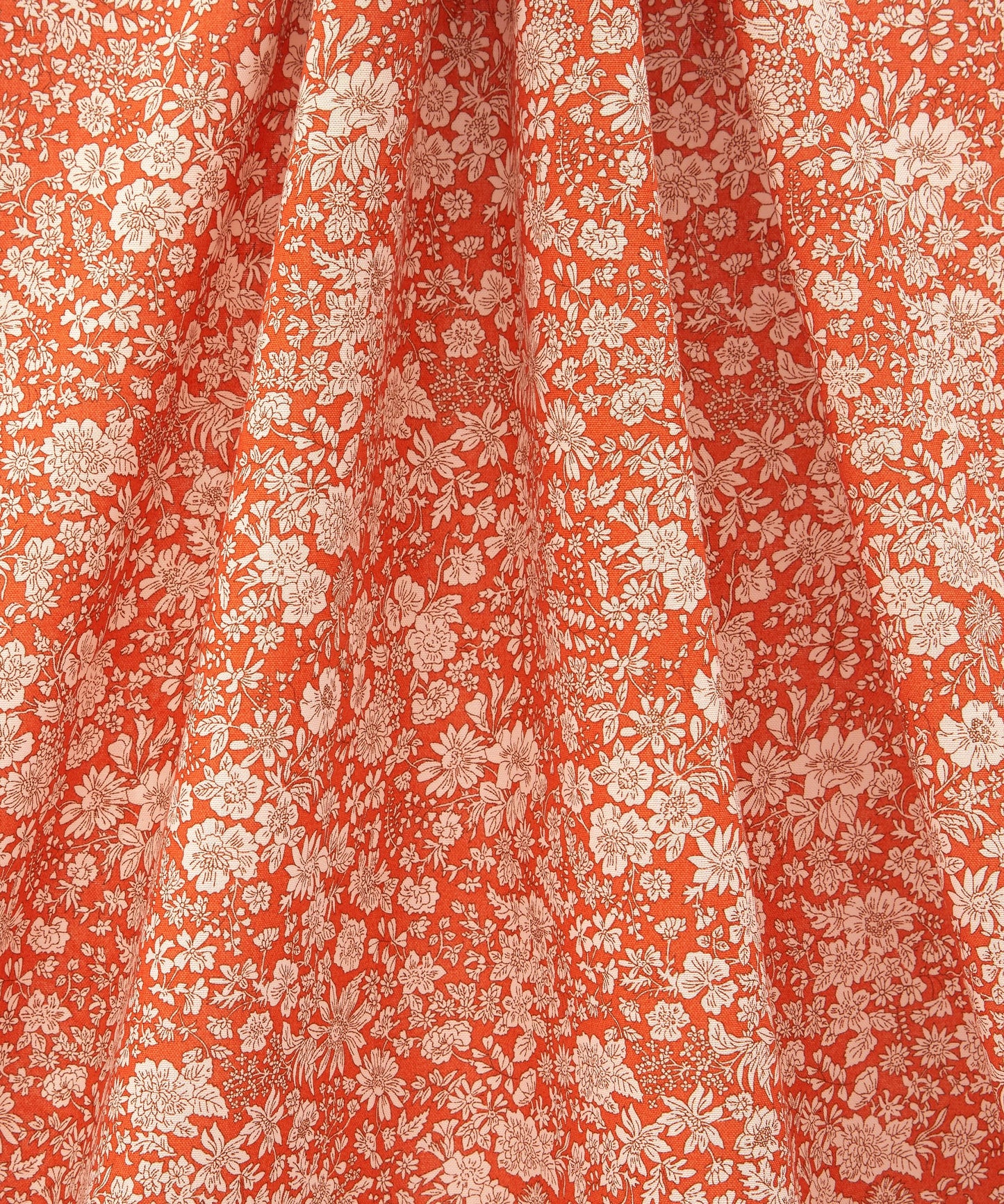 Tangerine Emily Belle Lasenby Quilting Cotton Fabric - Orange - Liberty
