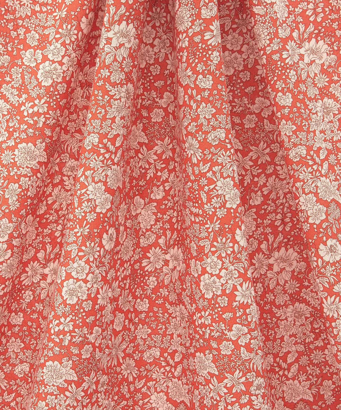 Paprika Emily Belle Lasenby Quilting Cotton Fabric - Orange - Liberty