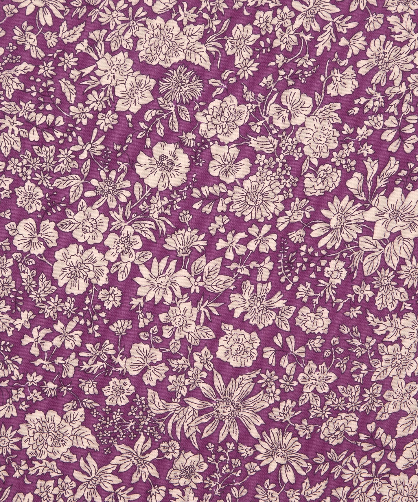Crocus Emily Belle Lasenby Quilting Cotton Fabric - Purple - Liberty