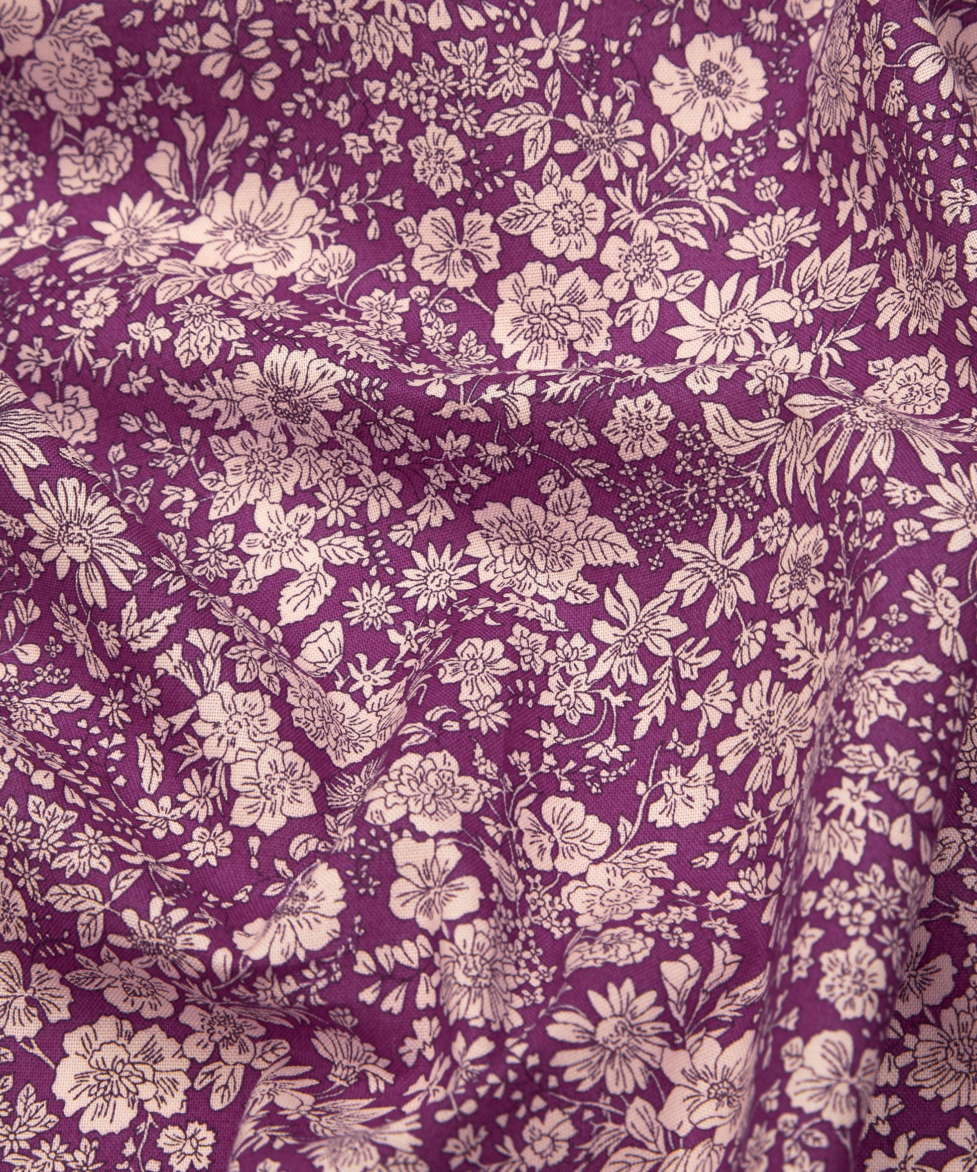 Crocus Emily Belle Lasenby Quilting Cotton Fabric - Purple - Liberty